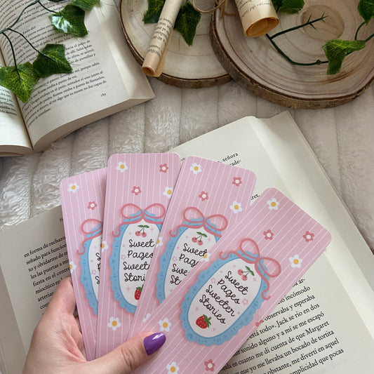 Marcapáginas Sweet pages sweeter stories