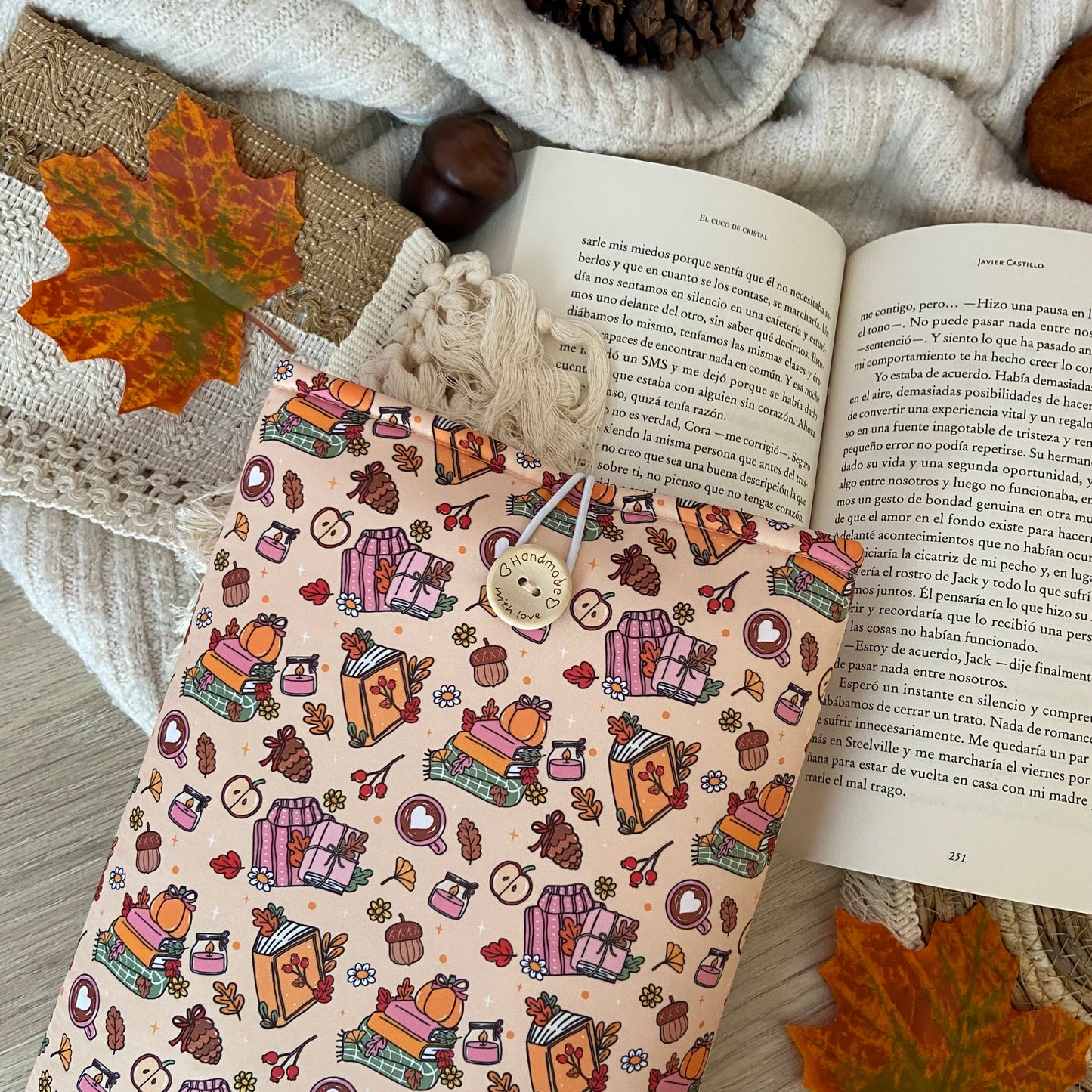 Funda literaria Canela outlet