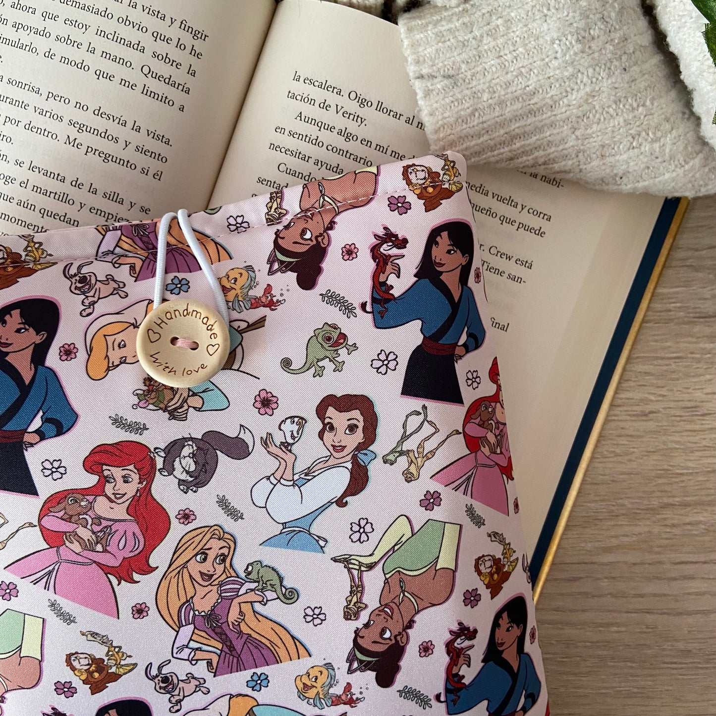 Funda literaria princesas Disney