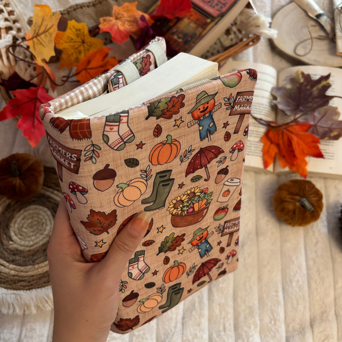 Funda ajustable farmer market in Autumn