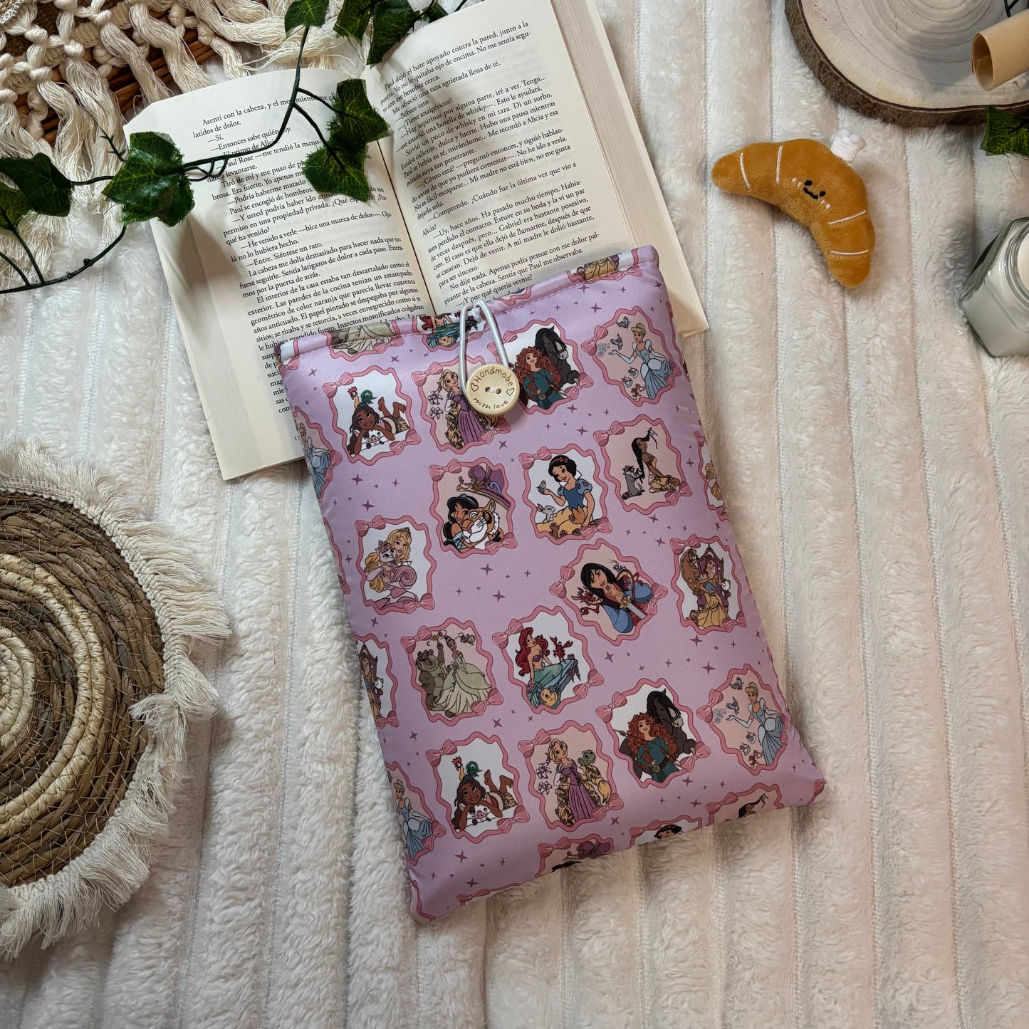Funda literaria princesas Disney