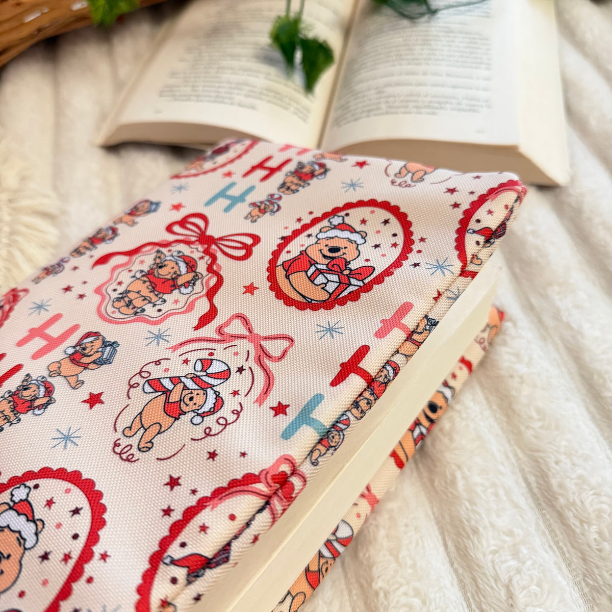 Funda ajustable Winnie navideño impermeable