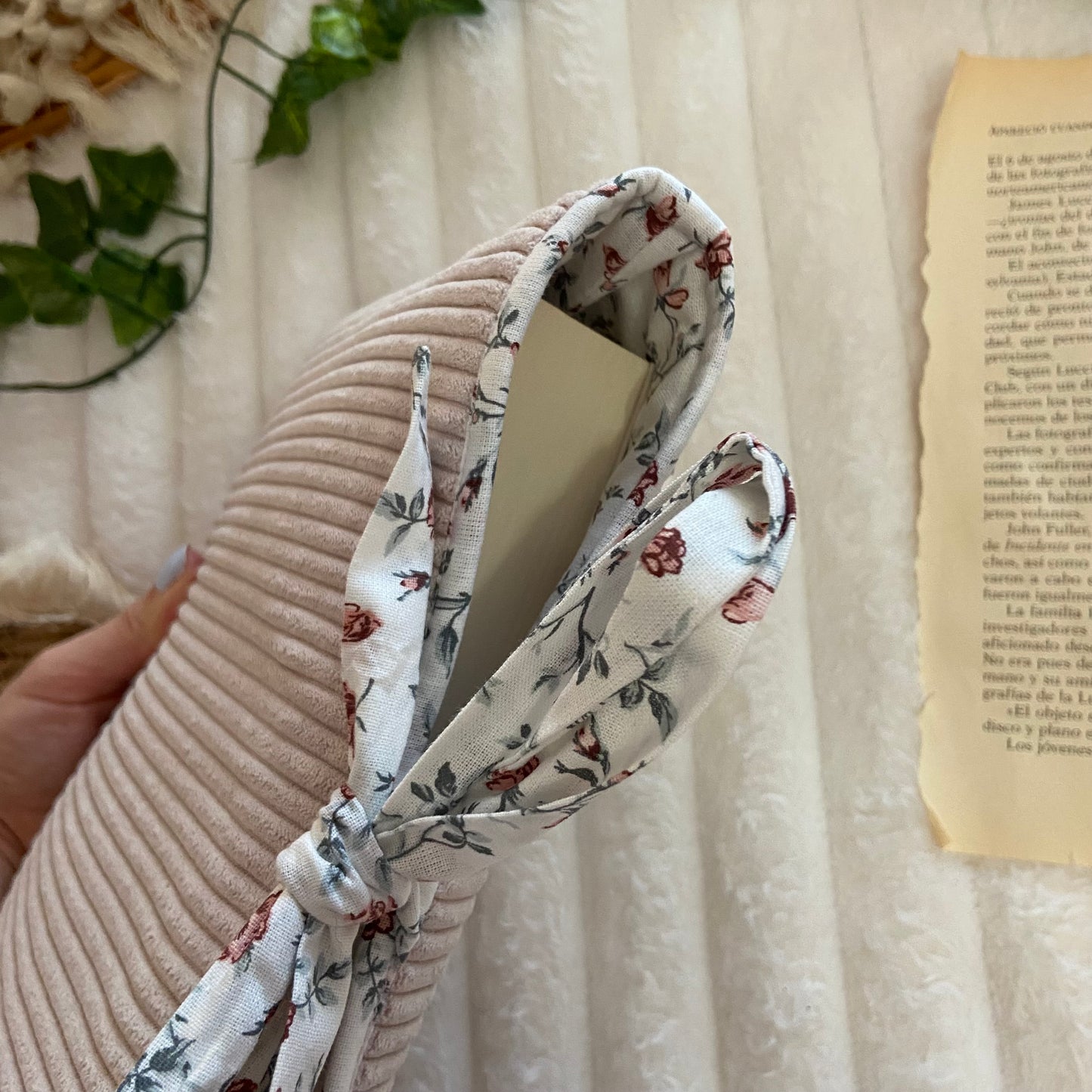 Funda literaria Boston de pana