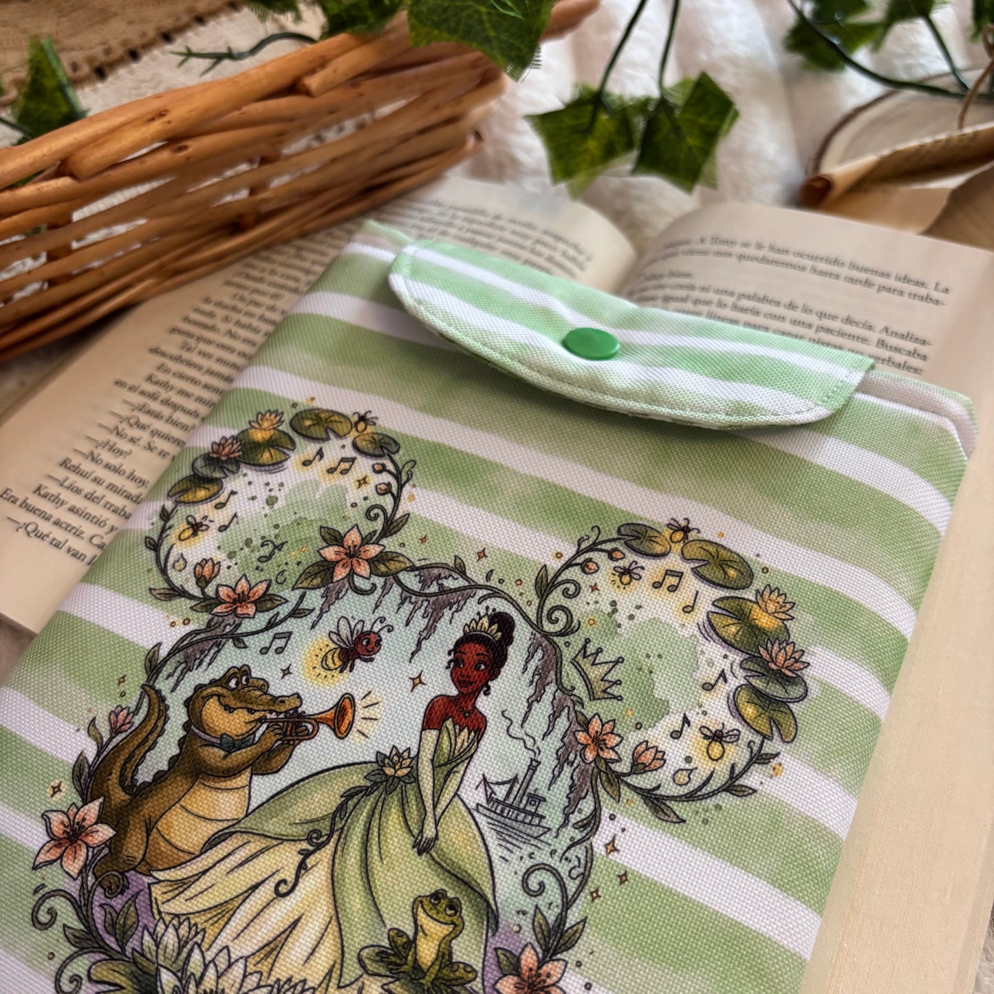 Funda kindle/kobo princesa Tiana impermeable