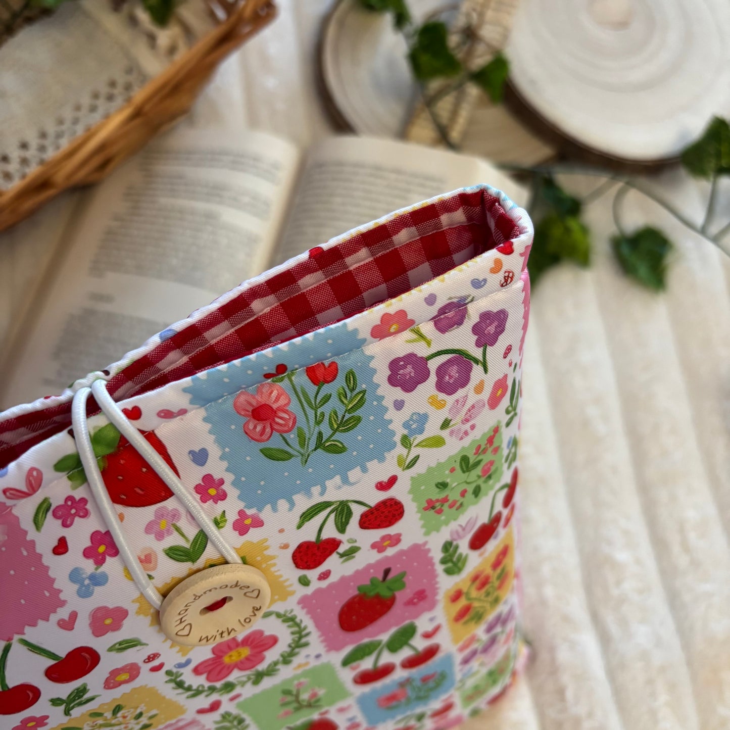 Funda literaria mix primaveral