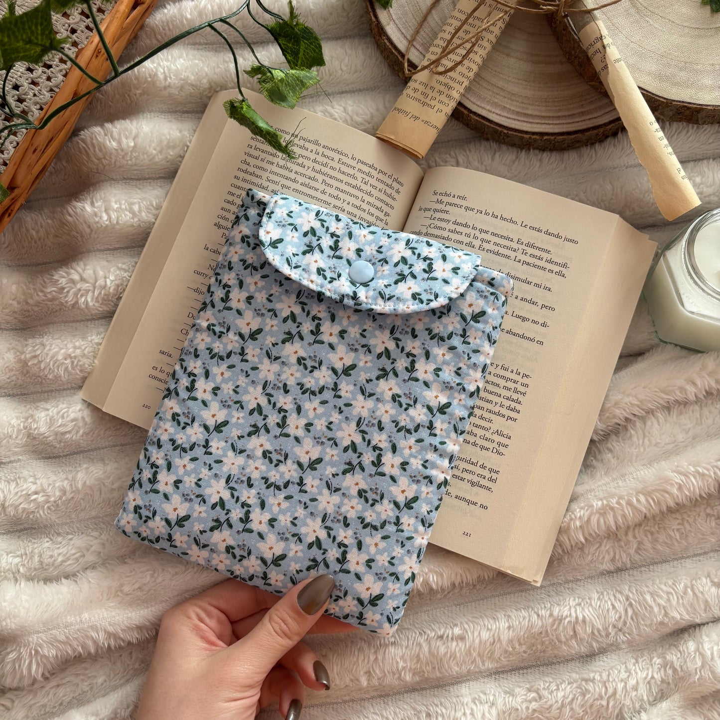 Funda para ebook Margaret en azul