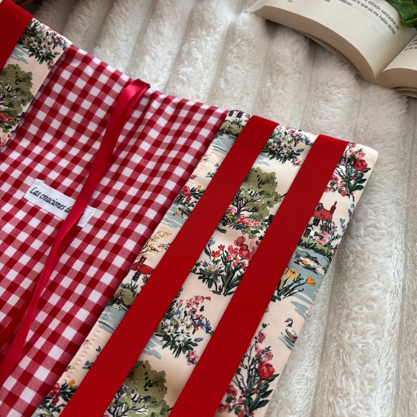 Funda ajustable pueblo primaveral