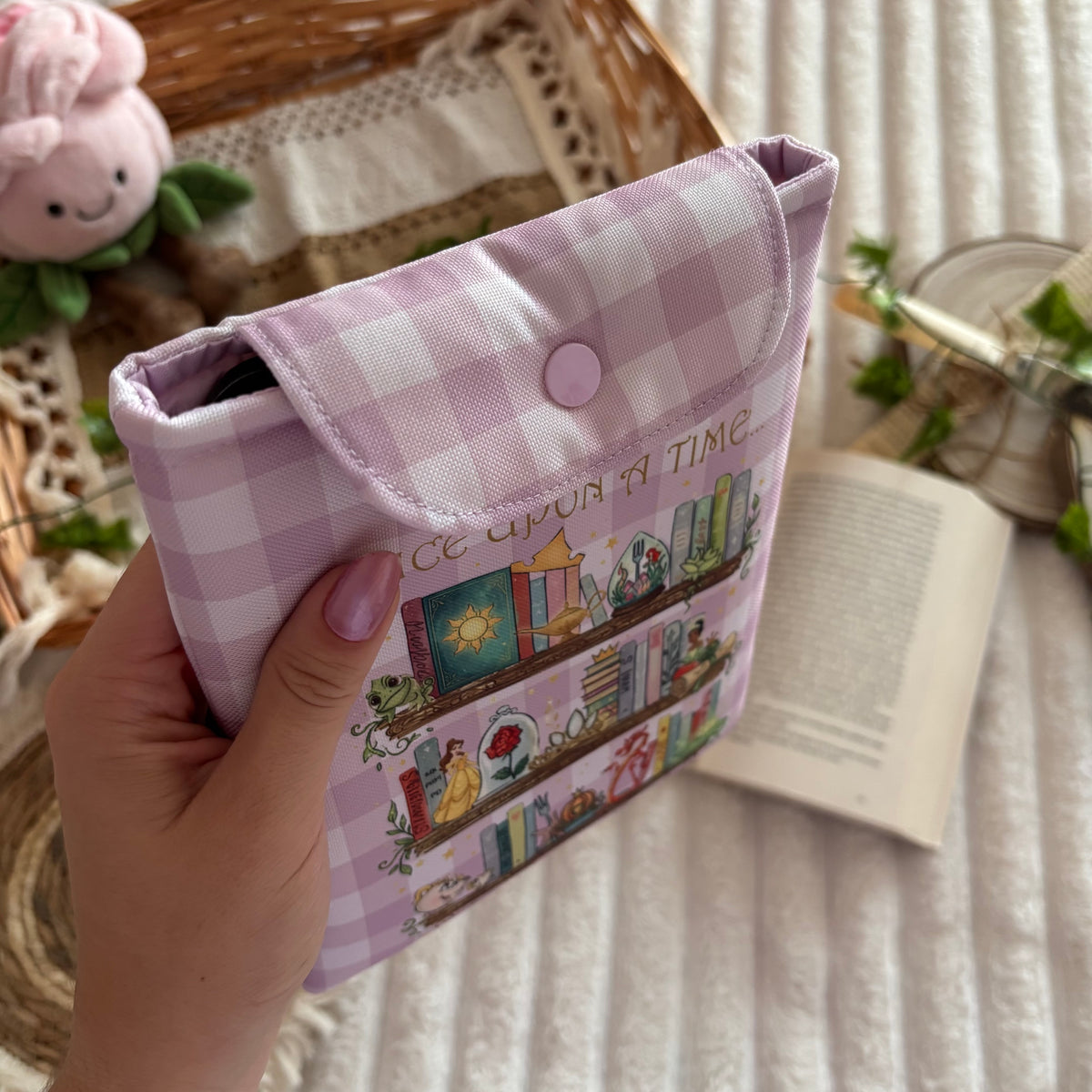 Funda kindle/kobo estantería princesas Disney impermeable