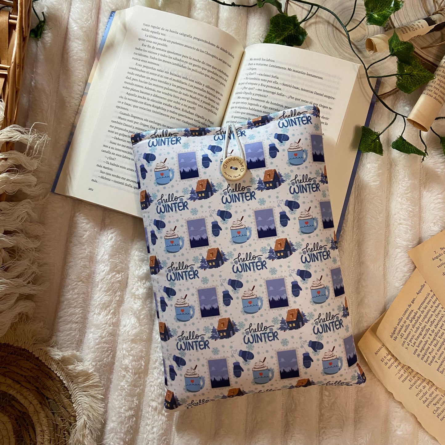 Funda literaria hello winter outlet