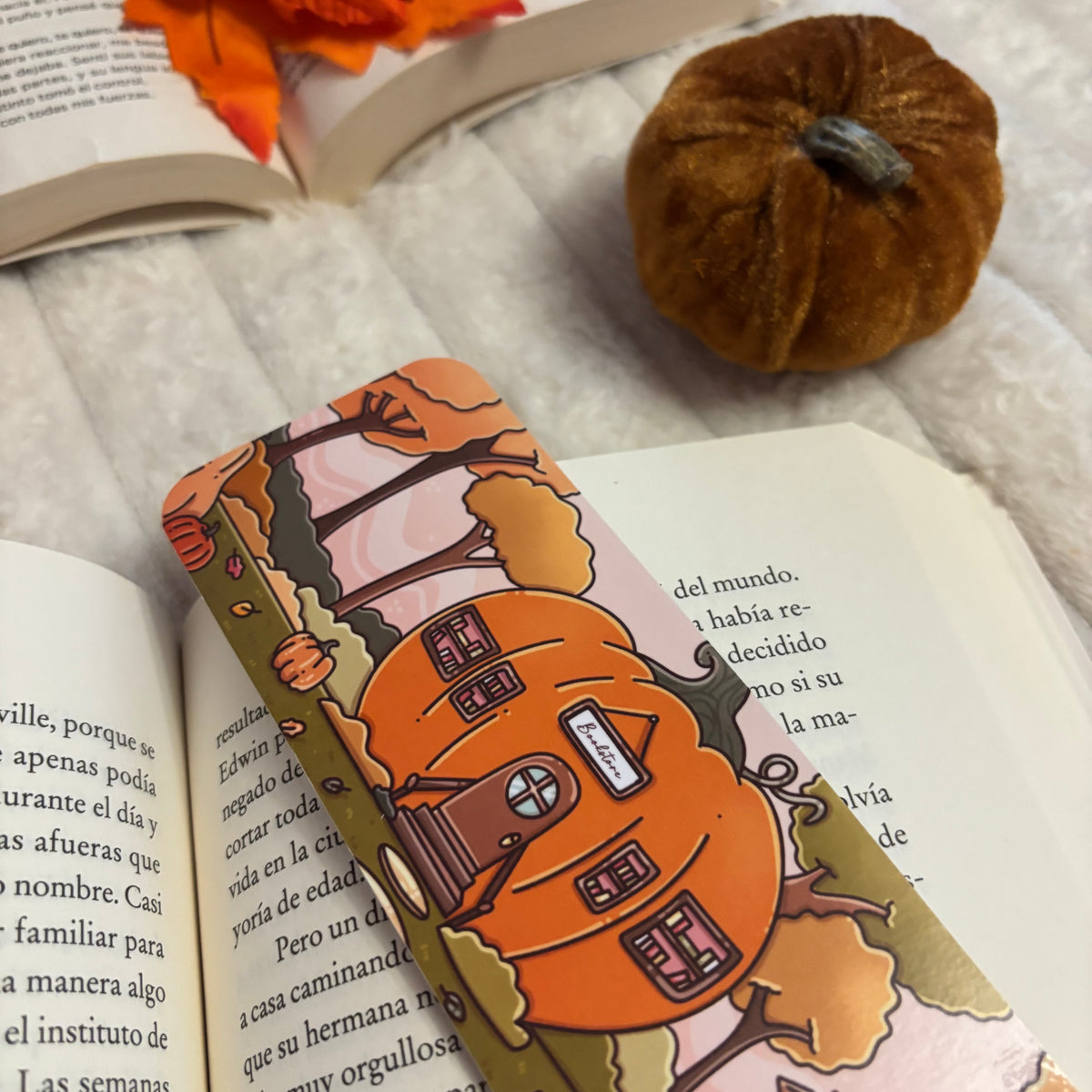 Marcapáginas calabaza mágica