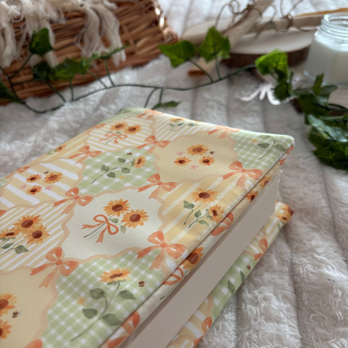 Funda ajustable girasoles en primavera