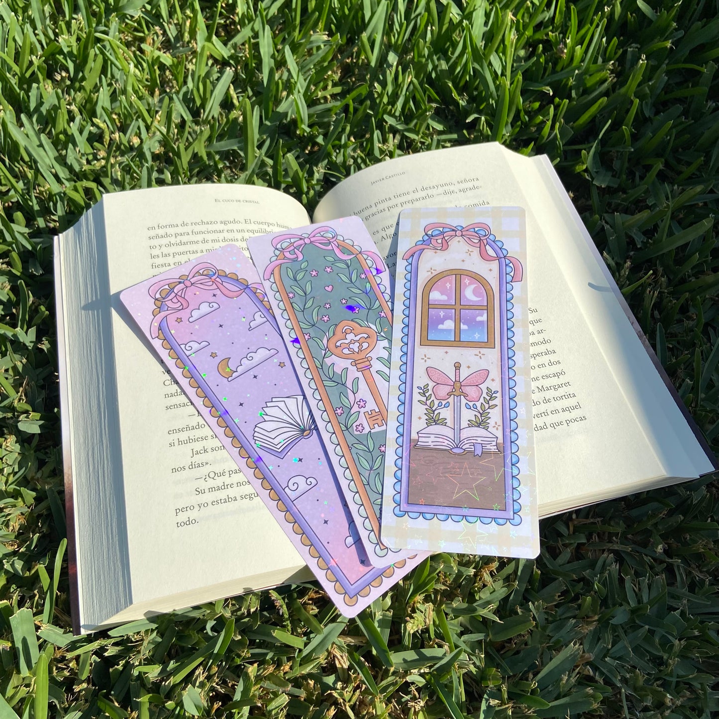 Pack 3 marcapáginas holográficos sueños de papel