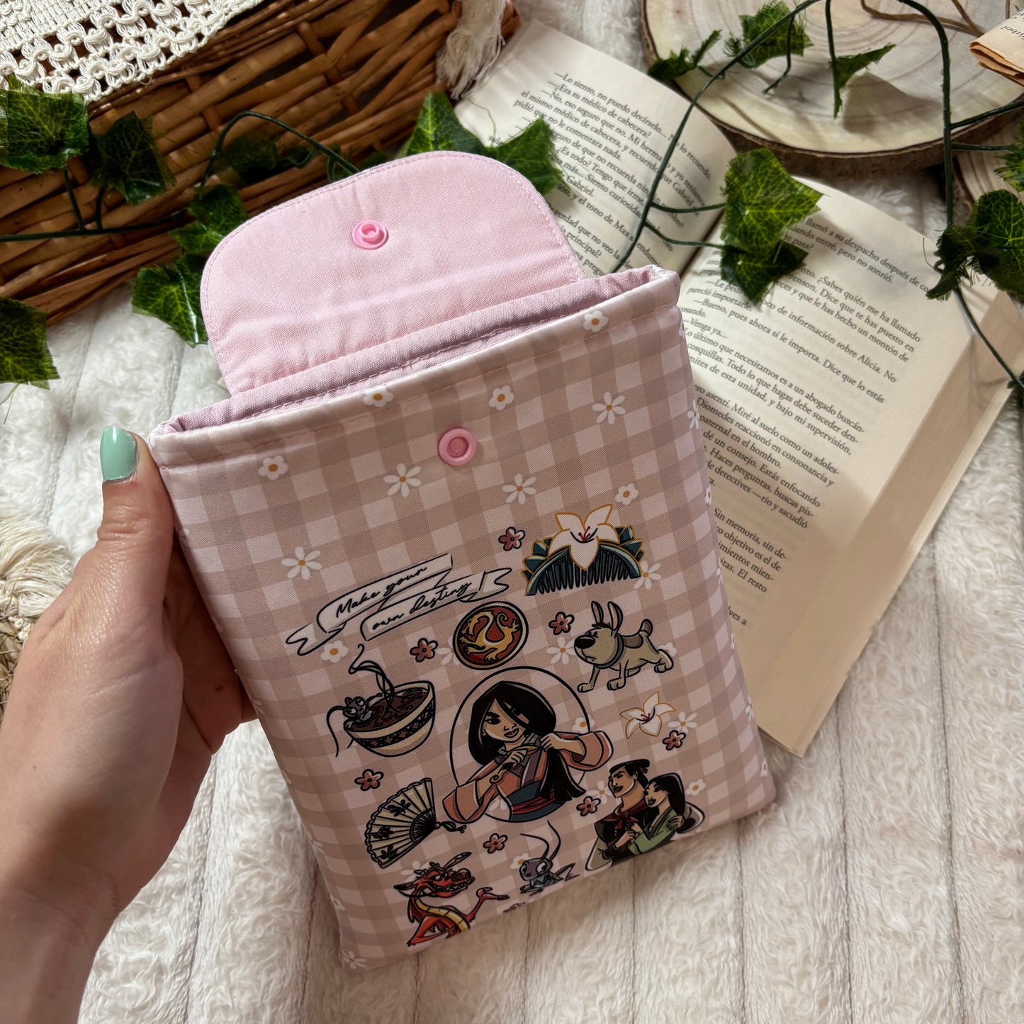 Funda kindle/kobo libra colour princesa Mulán