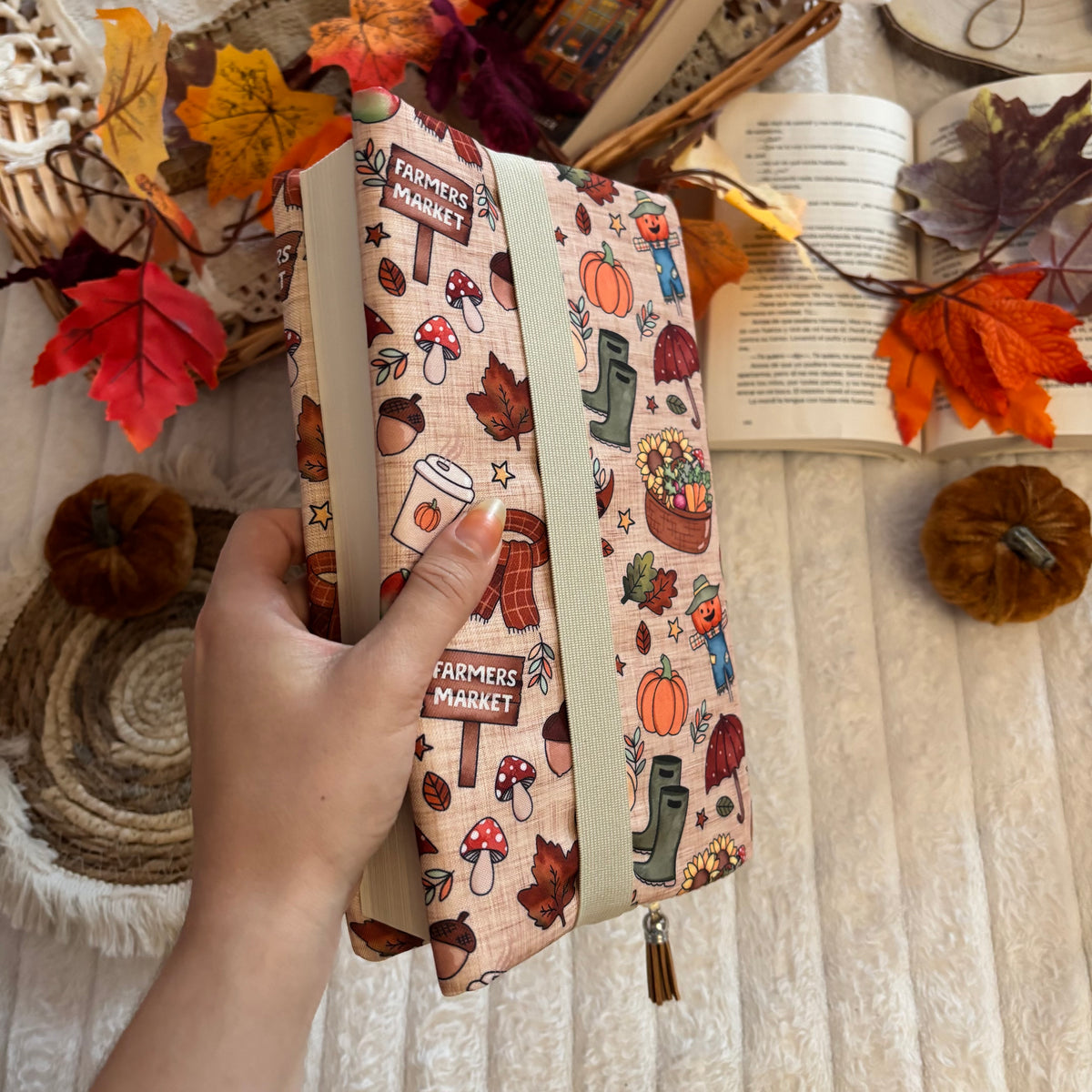 Funda ajustable farmer market in Autumn