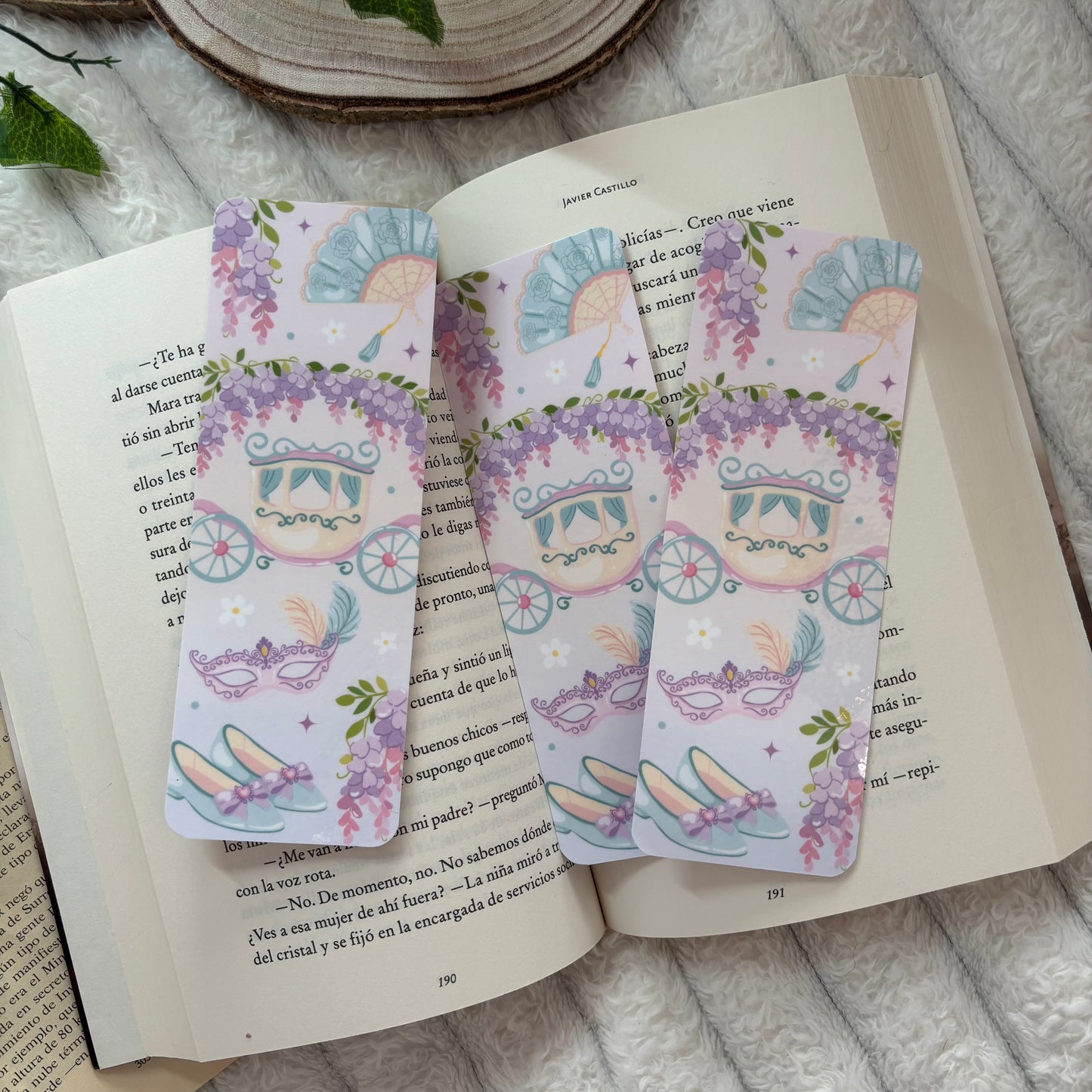 Marcapáginas carruaje Bridgerton