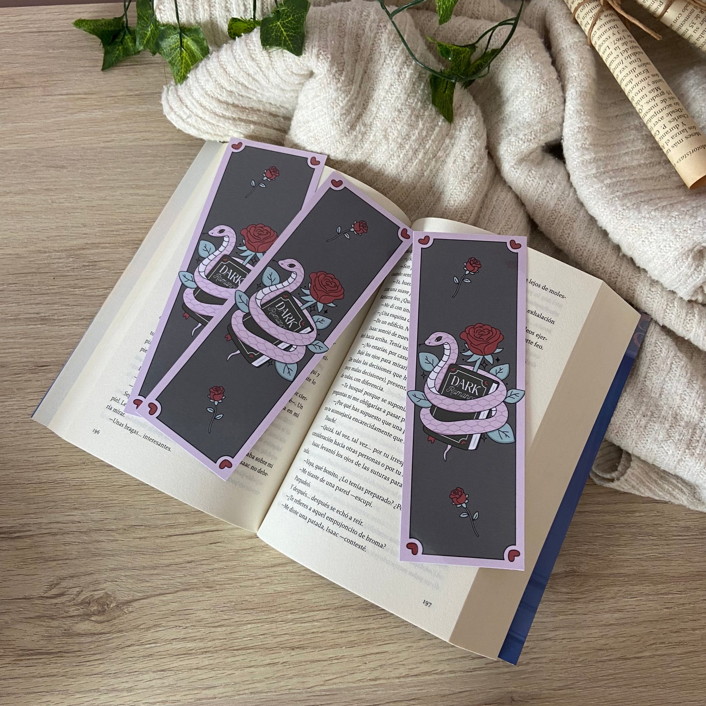 Marcapáginas Dark romance