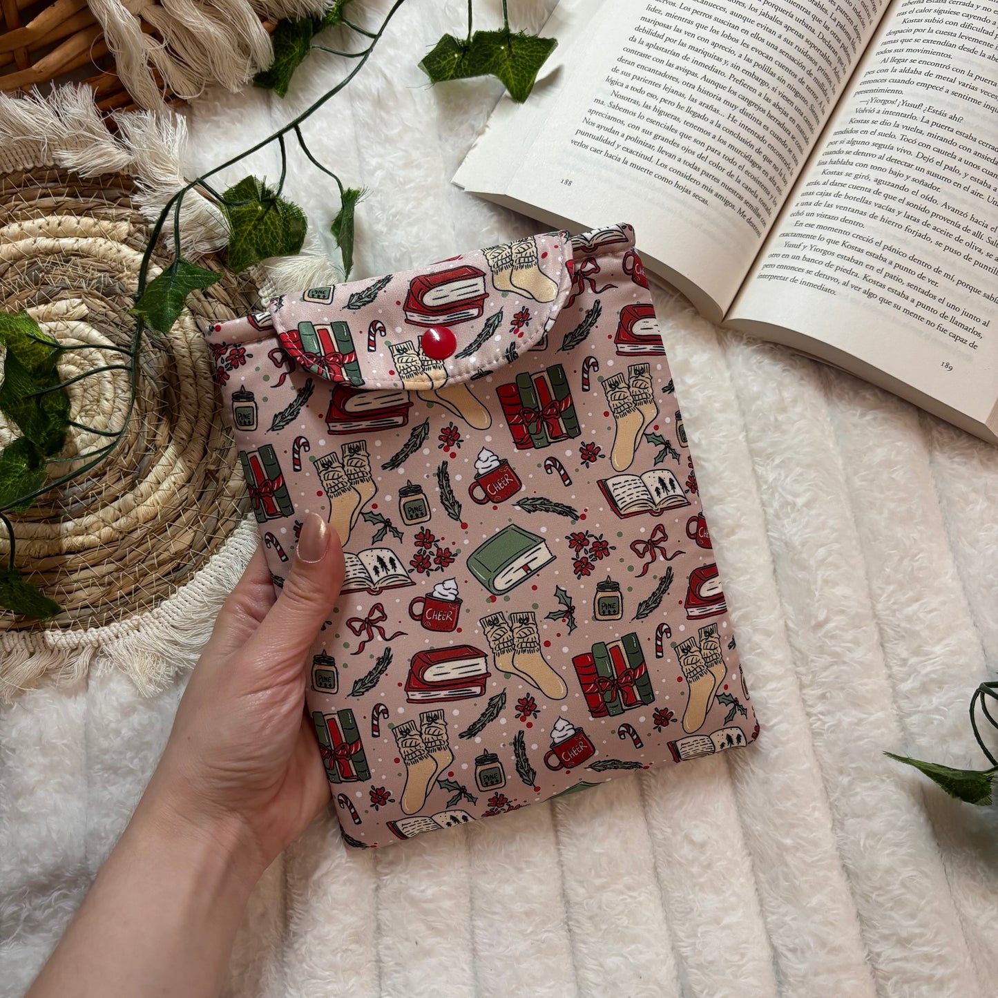 Funda kindle hello winter and Christmas outlet