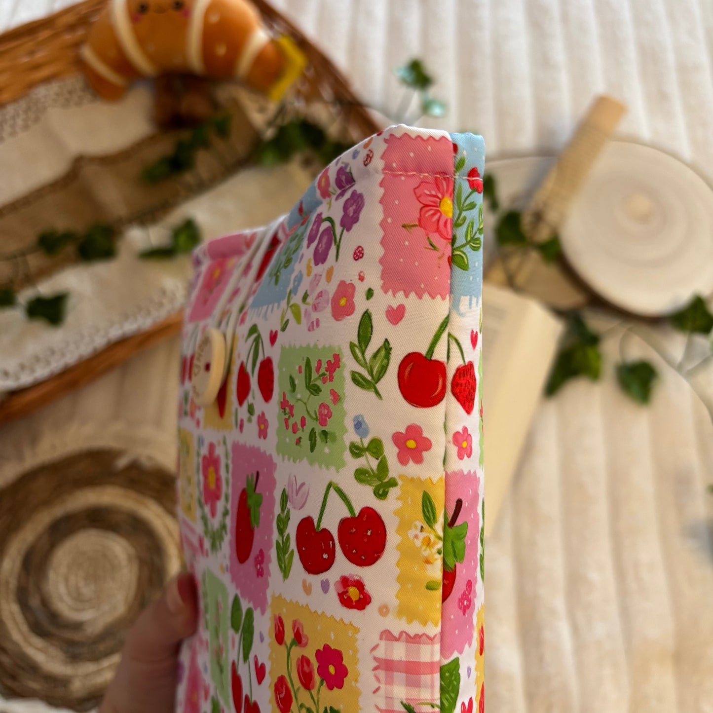 Funda literaria mix primaveral