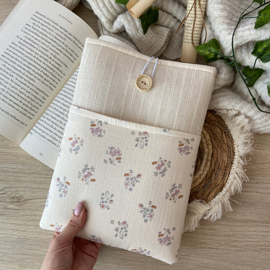 Funda literaria Lila con bolsillo