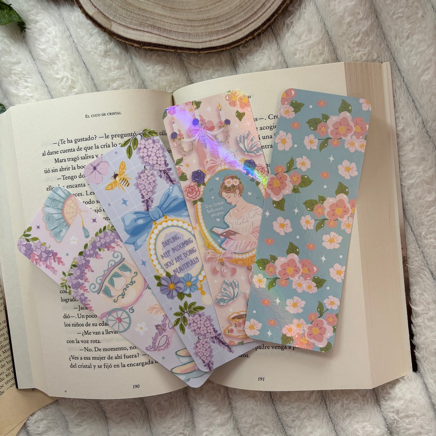 Pack 4 marcapáginas Bridgerton