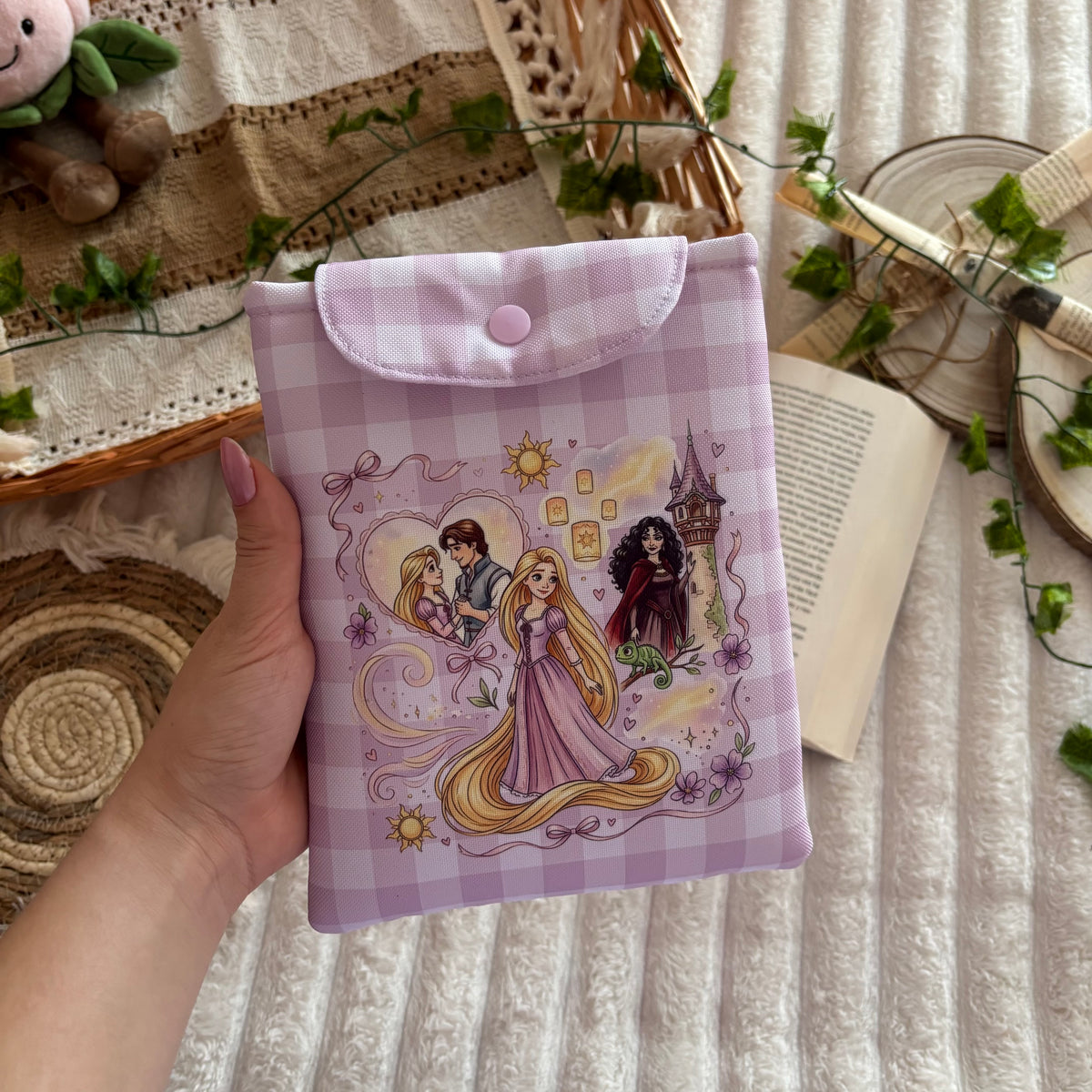 Funda kindle/kobo érase una vez Rapunzel impermeable