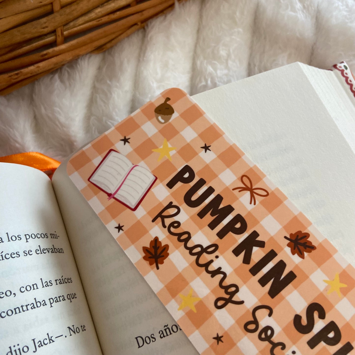 Marcapáginas Pumpkin spice reading society