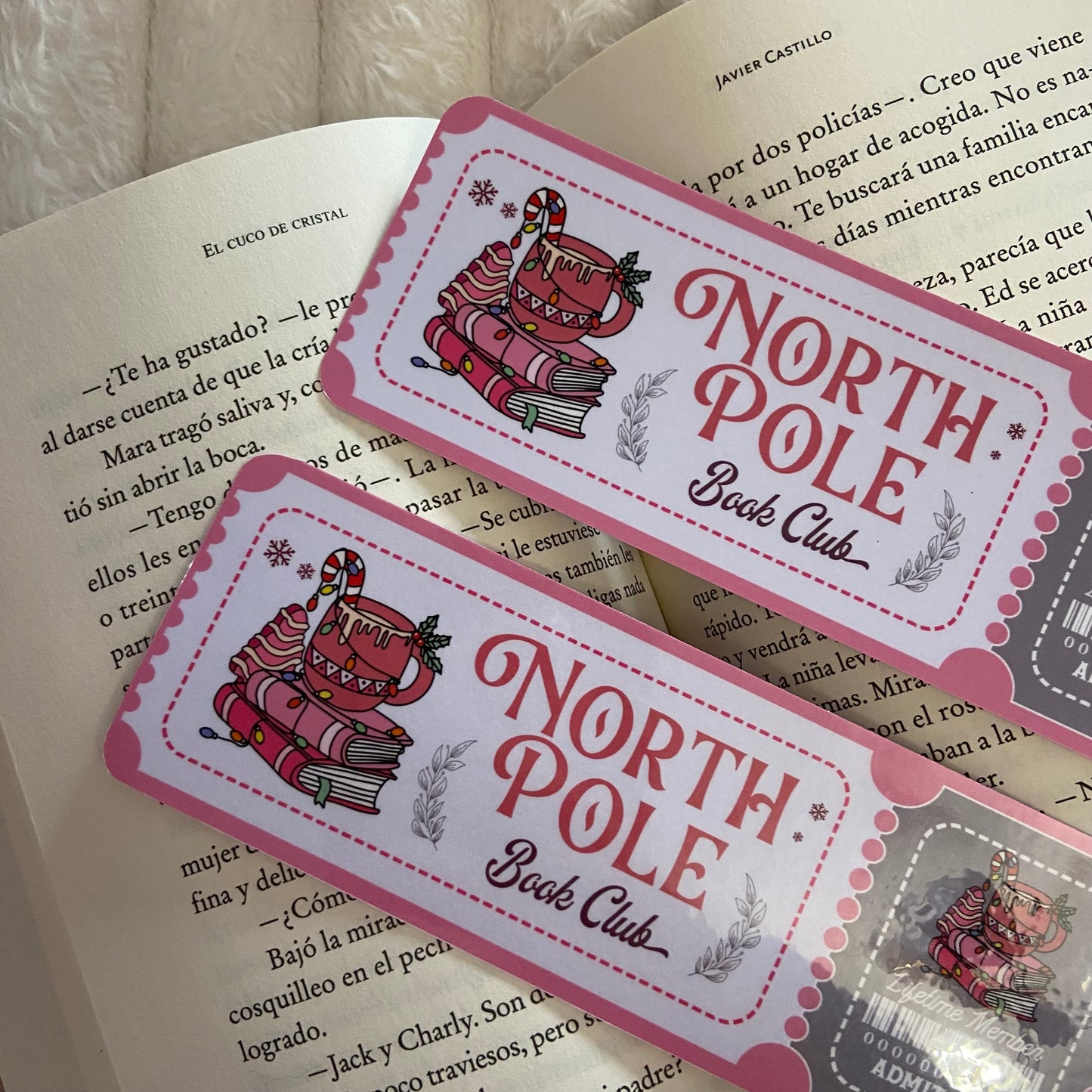 Marcapáginas North Pole bookclub