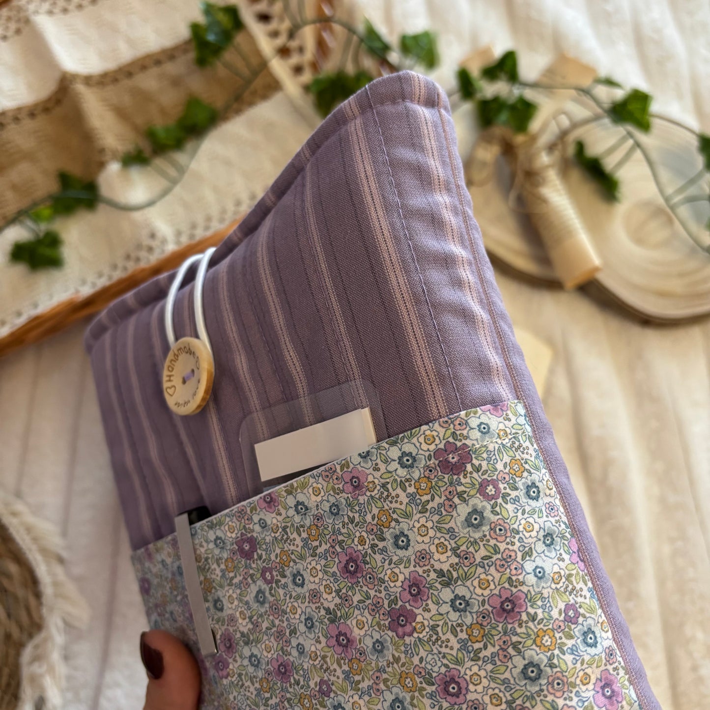 Funda literaria Ibiza con bolsillo