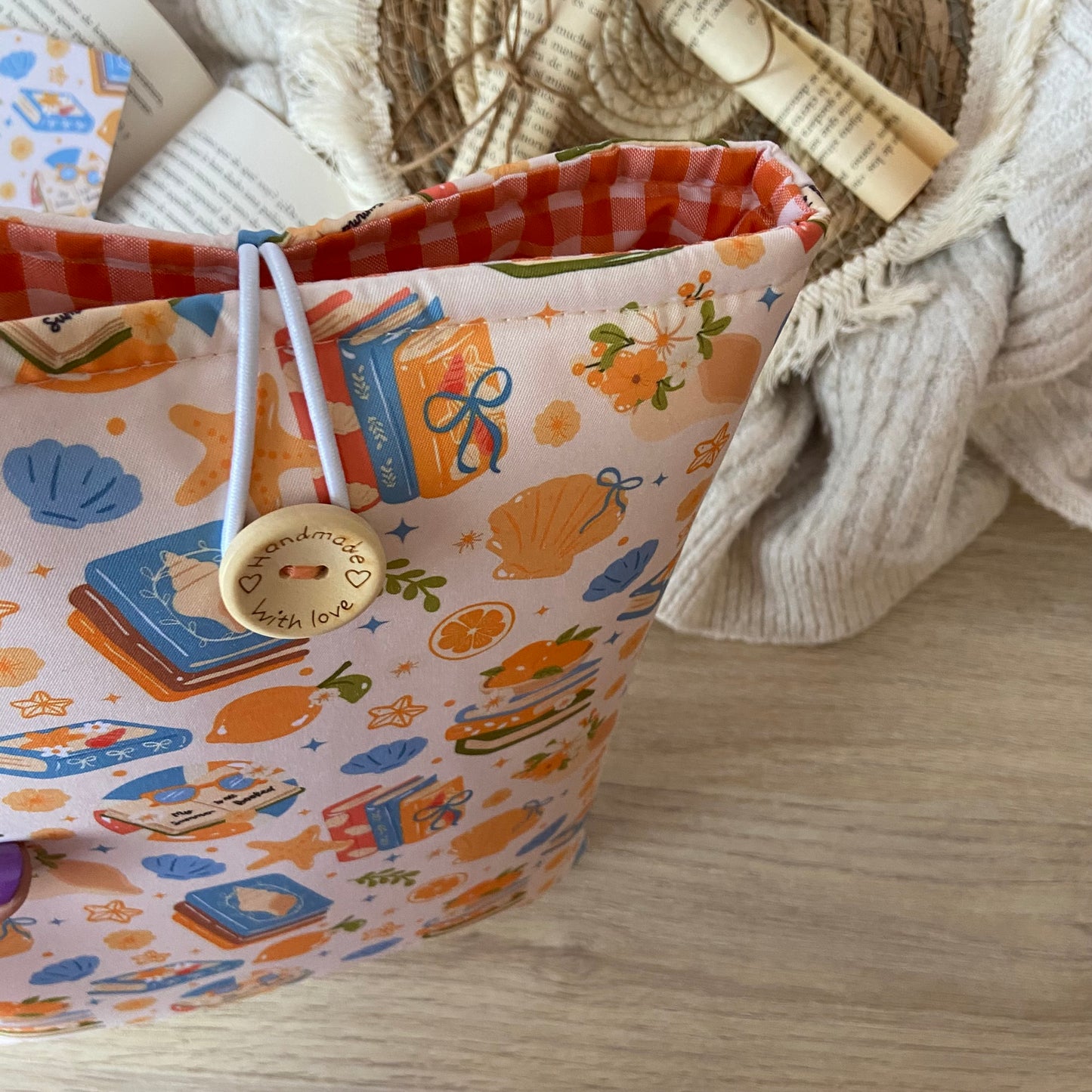 Funda literaria summer and books