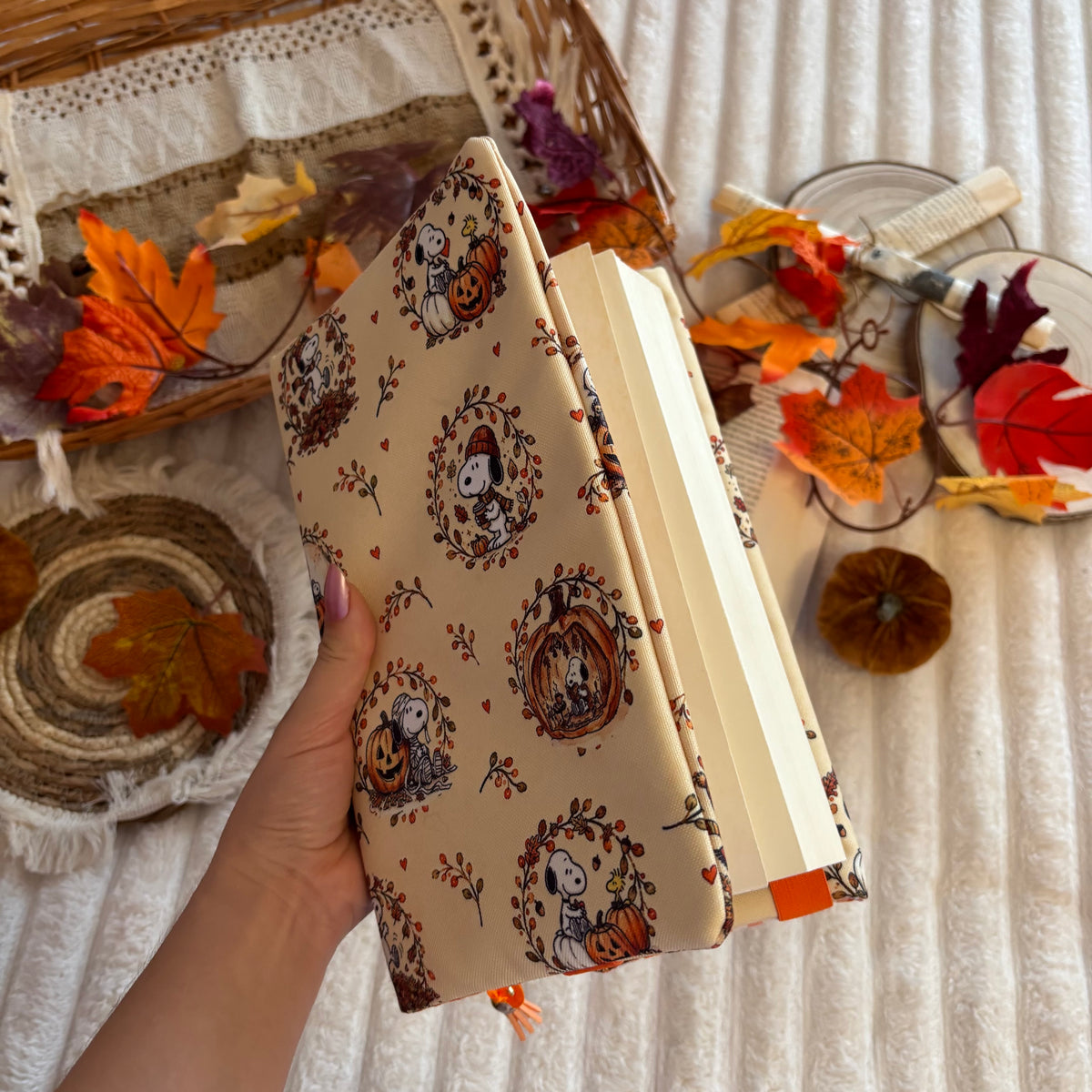 Funda ajustable Hello Autumn Snoopy impermeable