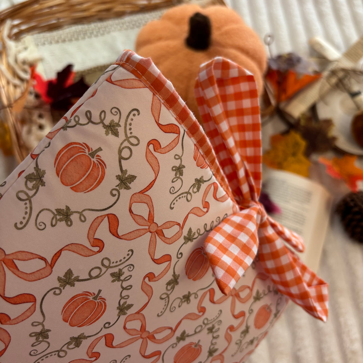 Funda literaria cute pumpkin