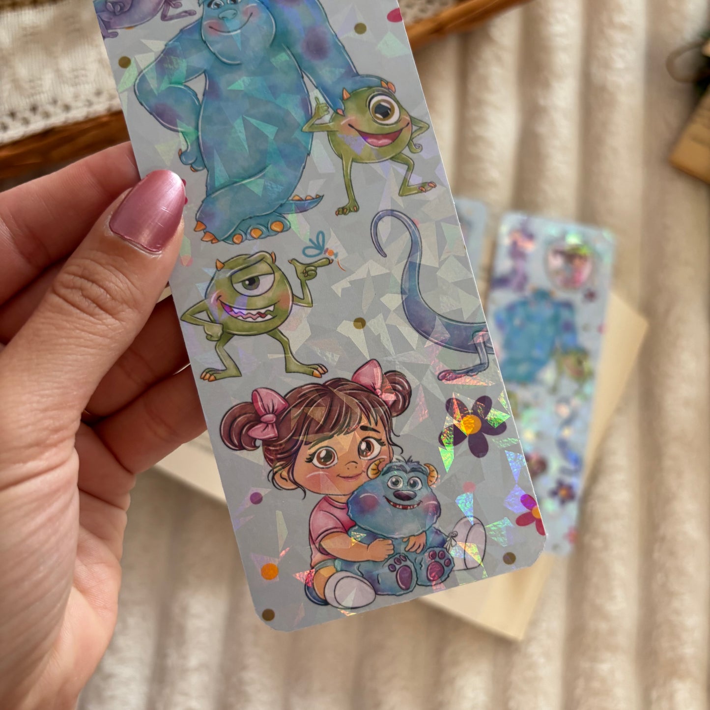 Marcapáginas Boo Monstruos S.A holográfico