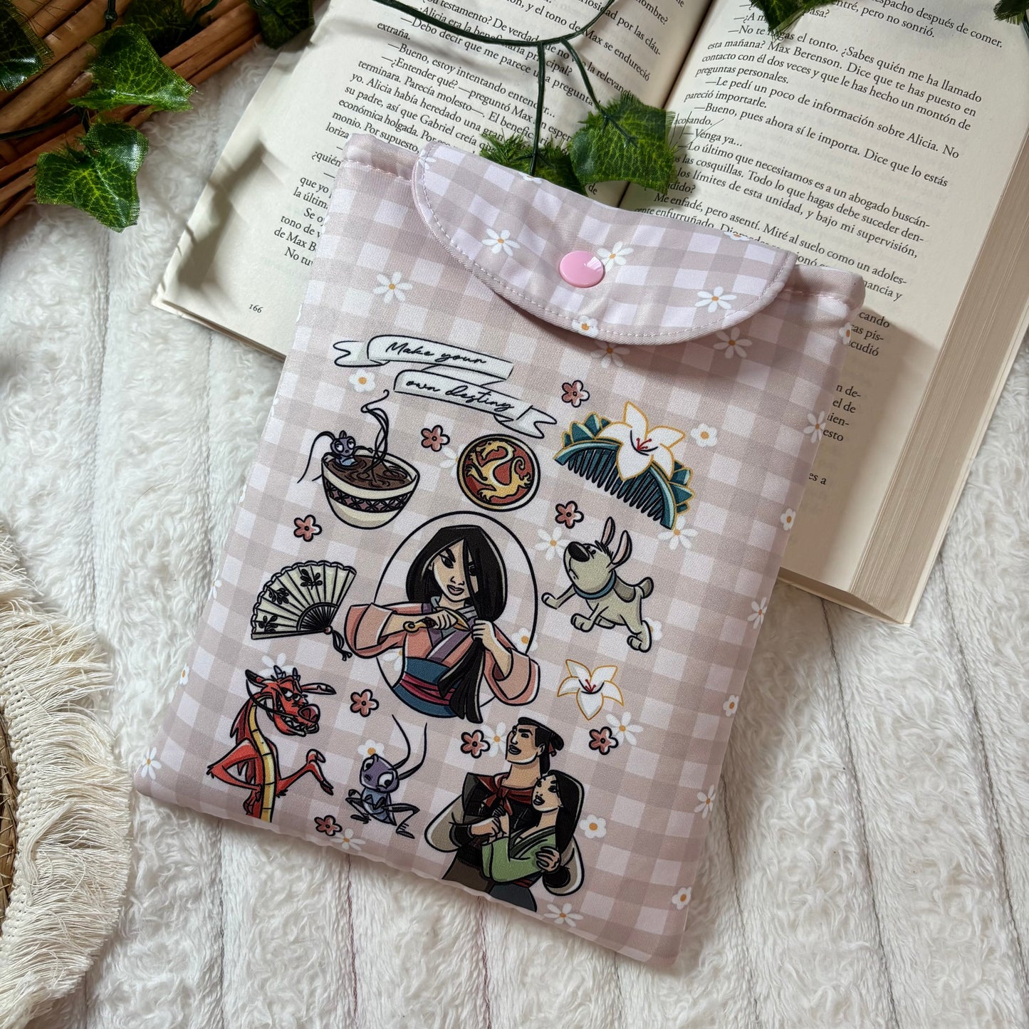 Funda kindle/kobo libra colour princesa Mulán
