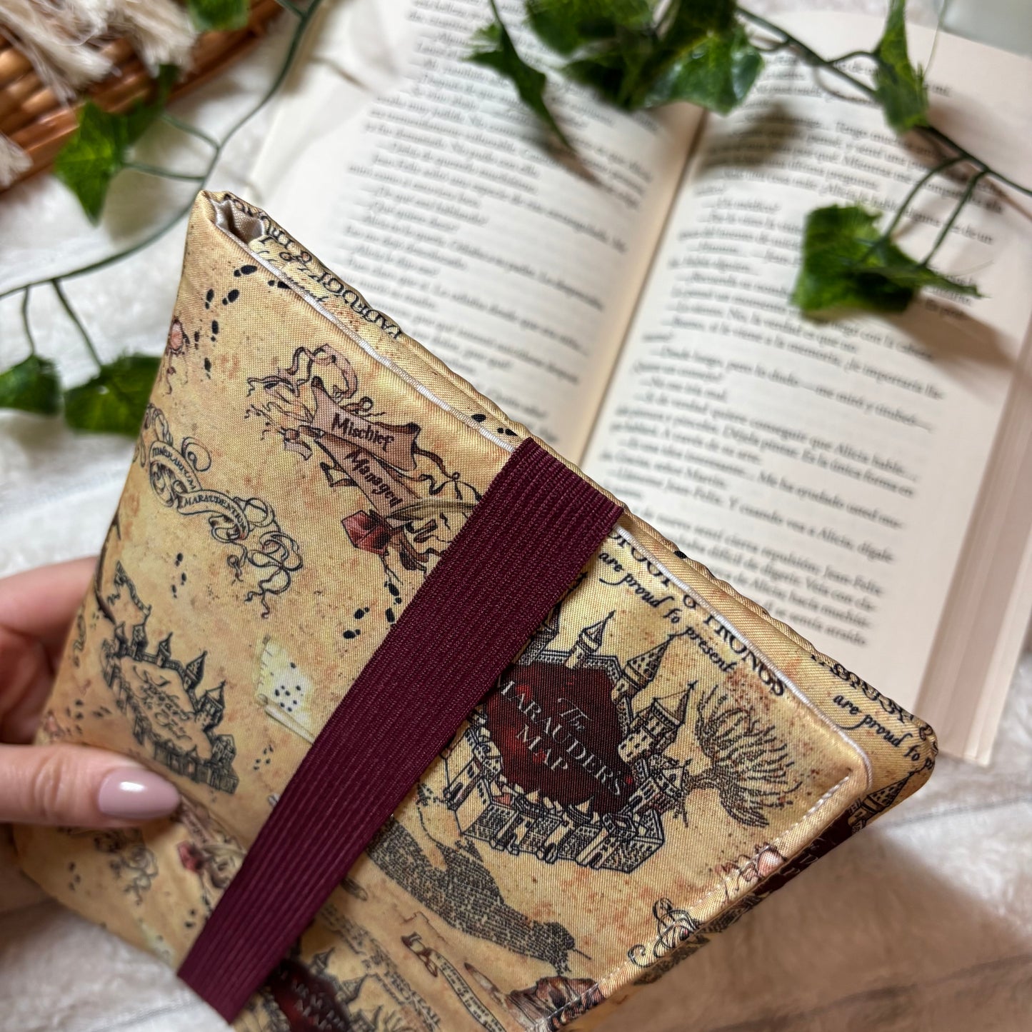 Funda de solapas para ebook mapa merodeador