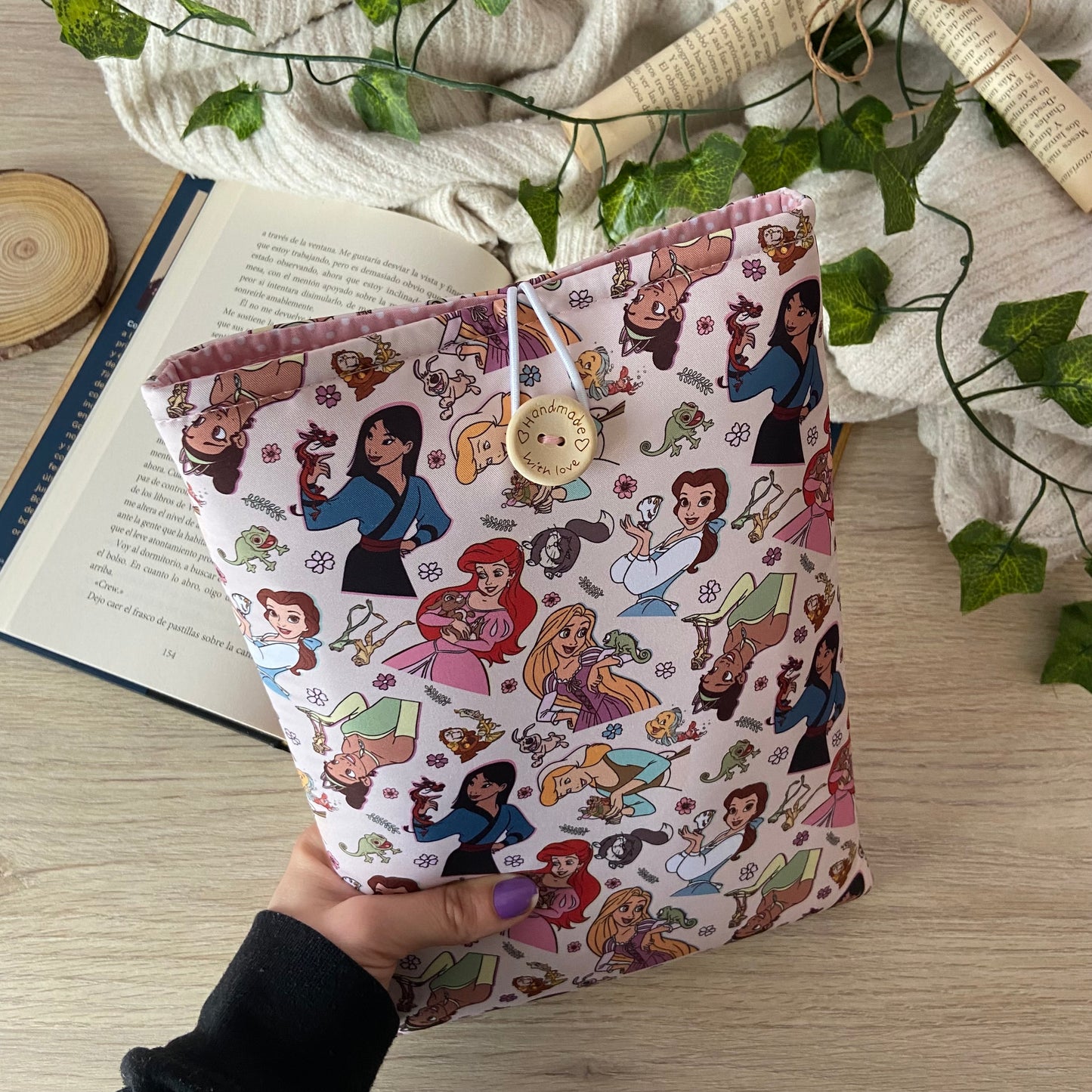Funda literaria princesas Disney