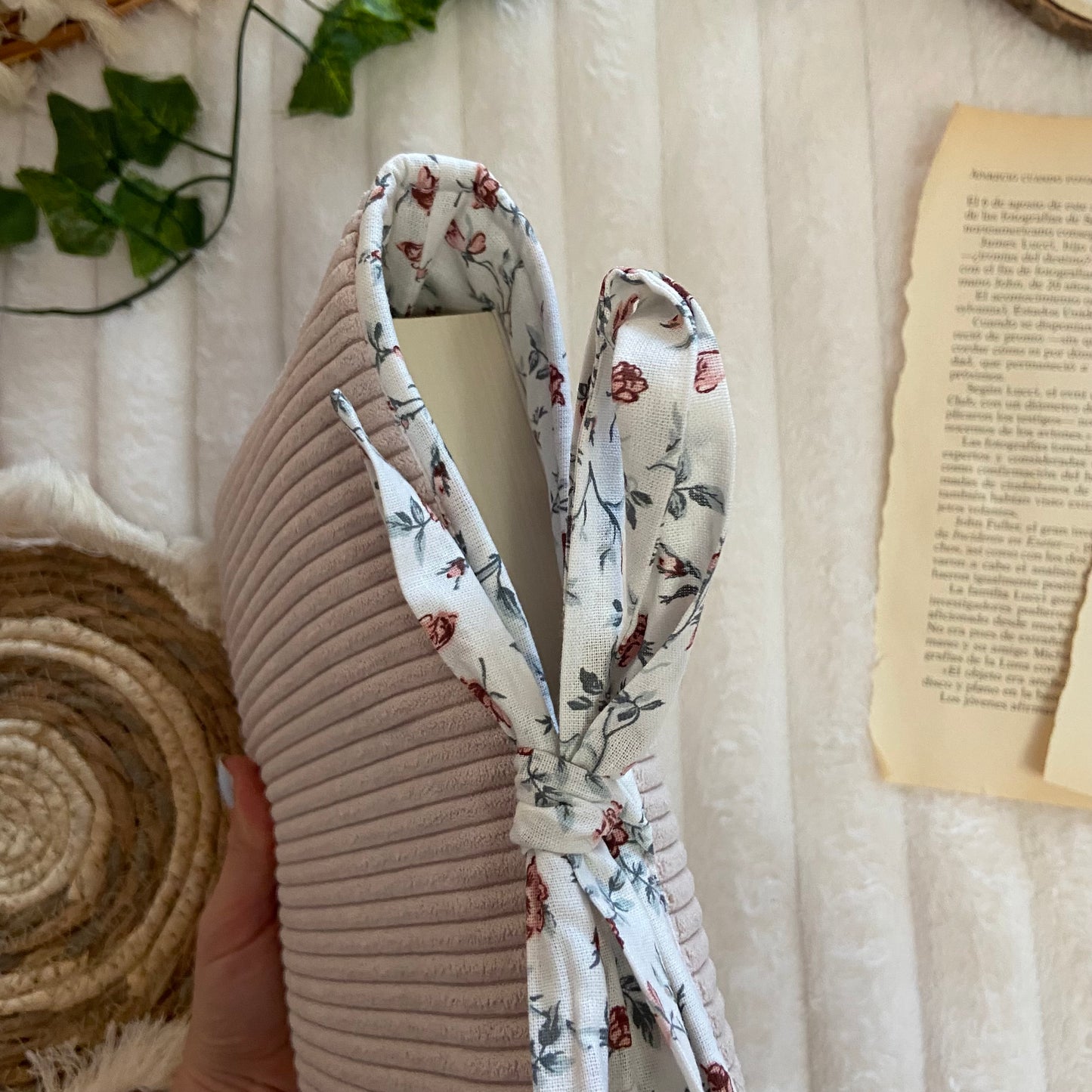 Funda literaria Boston de pana