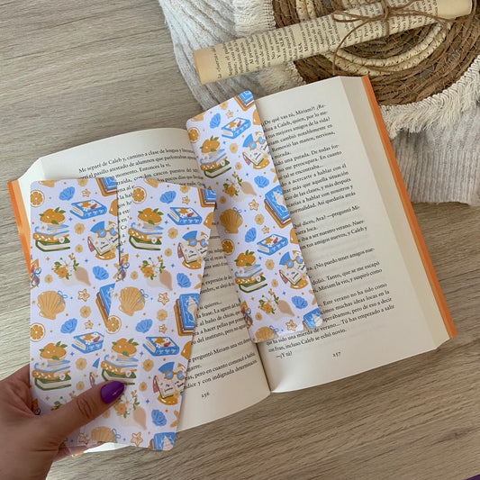 Marcapáginas summer and books