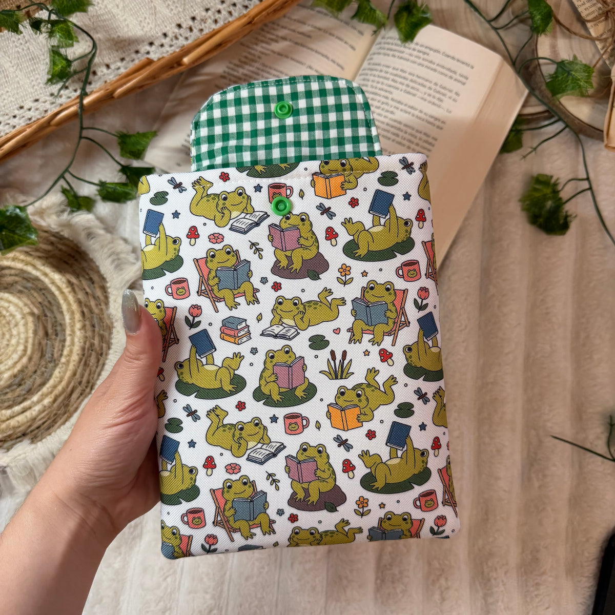 Funda kindle/kobo libra colour ranitas lectoras impermeable