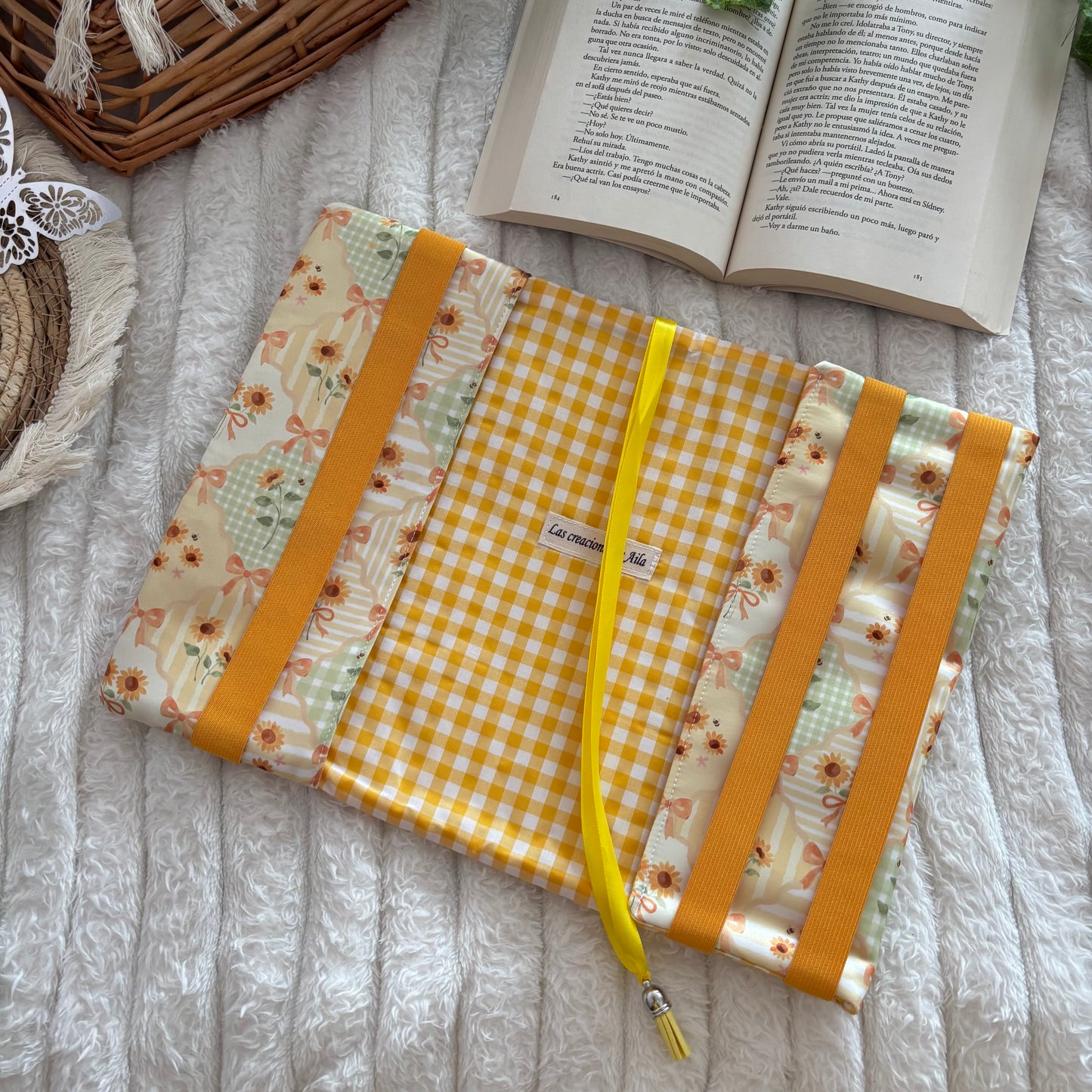 Funda ajustable girasoles en primavera