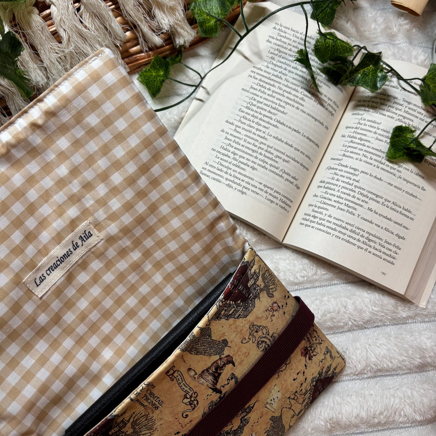 Funda de solapas para ebook mapa merodeador