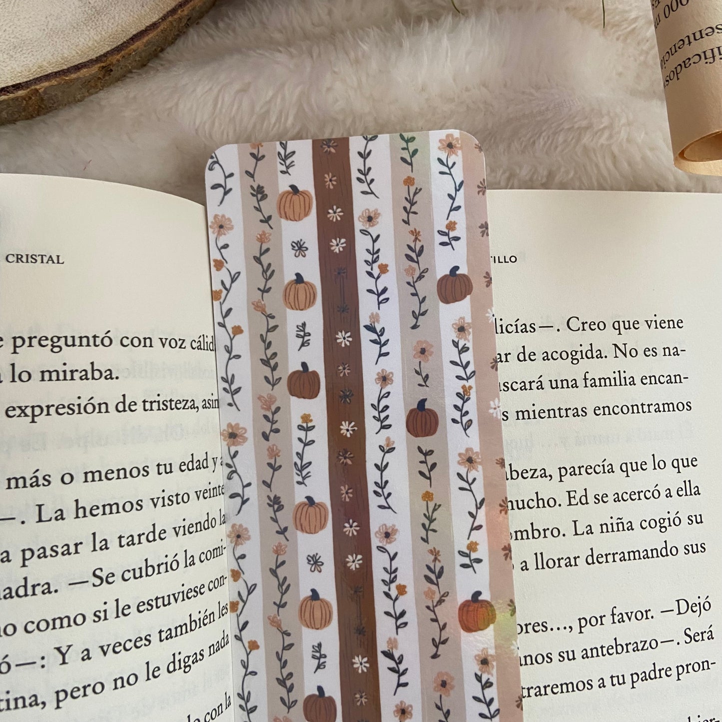 Marcapáginas Pumpki holográfico