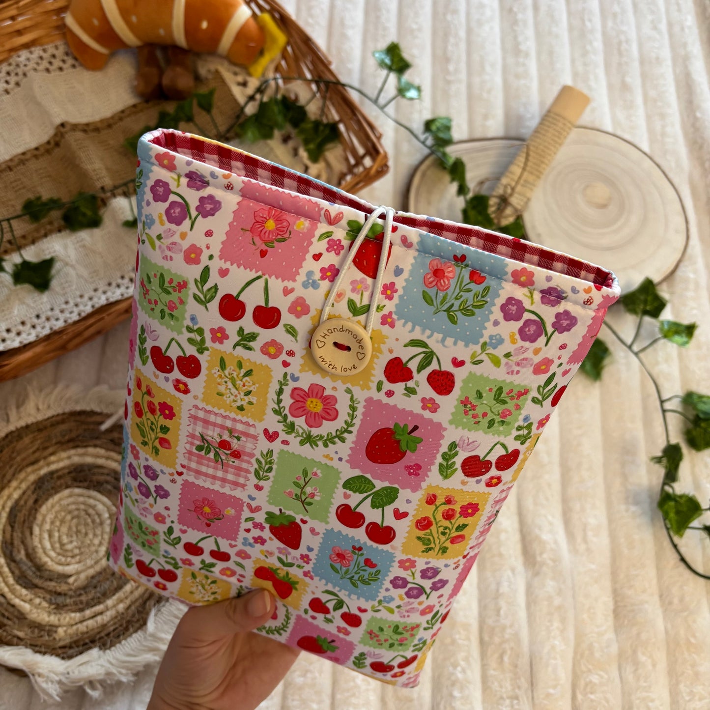 Funda literaria mix primaveral