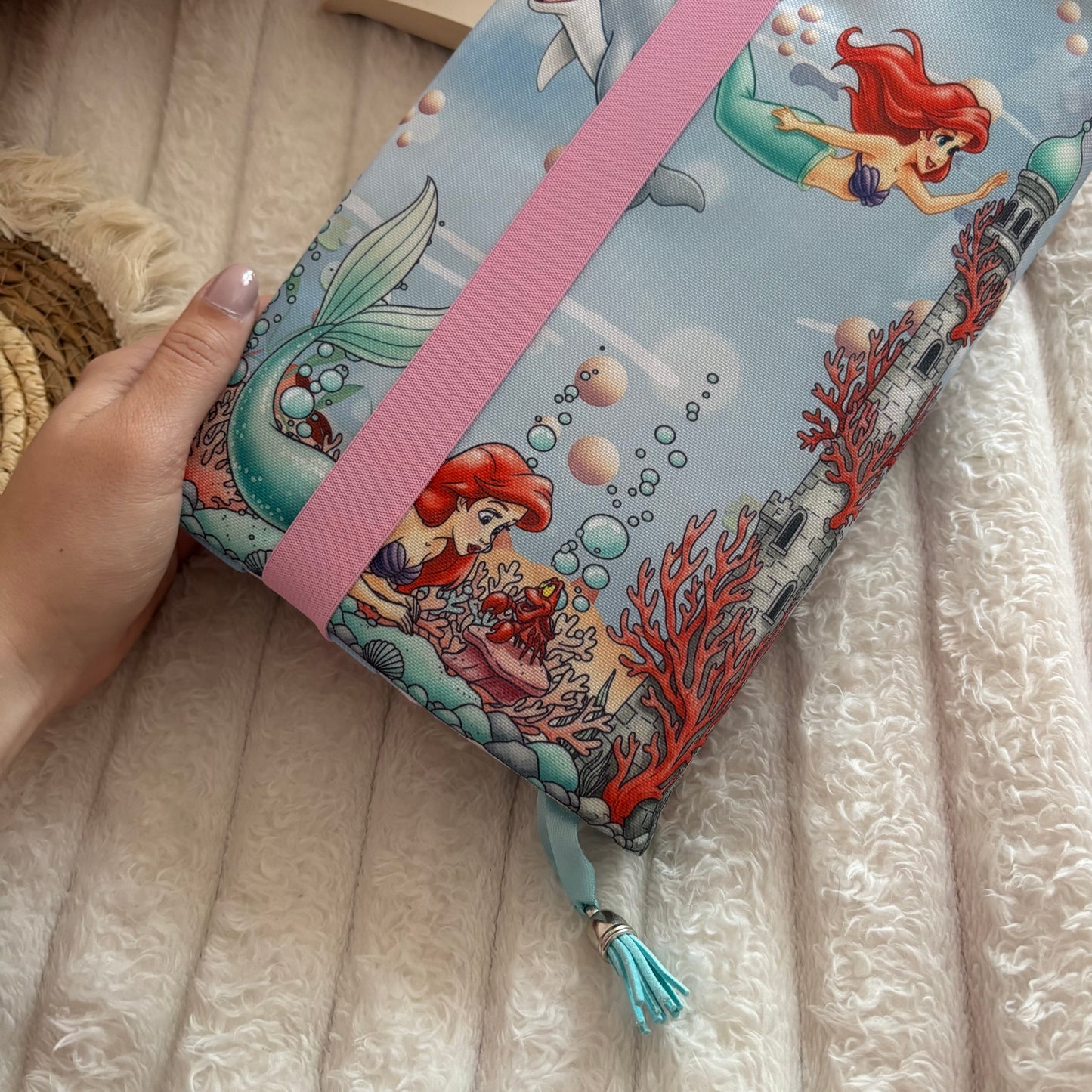 Funda ajustable La sirenita under the sea impermeable