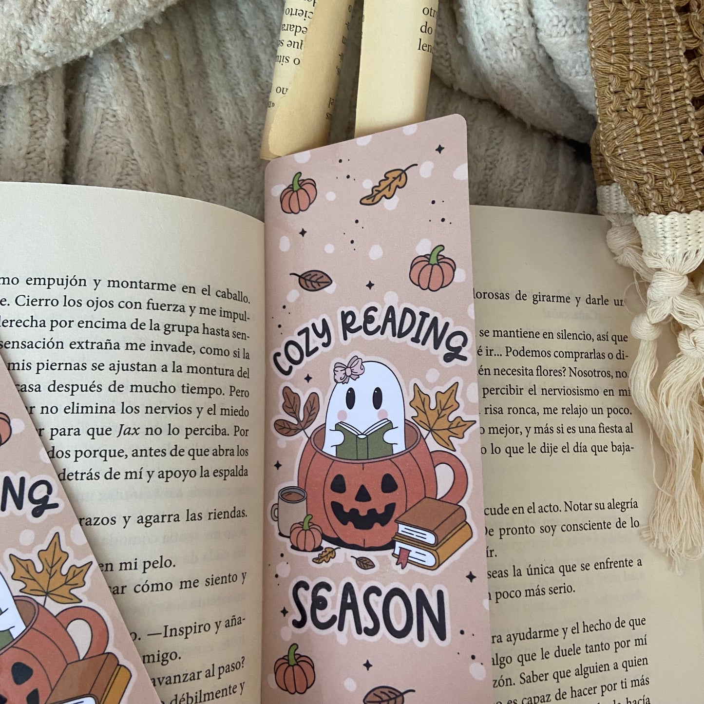 Marcapáginas Cozy reading season