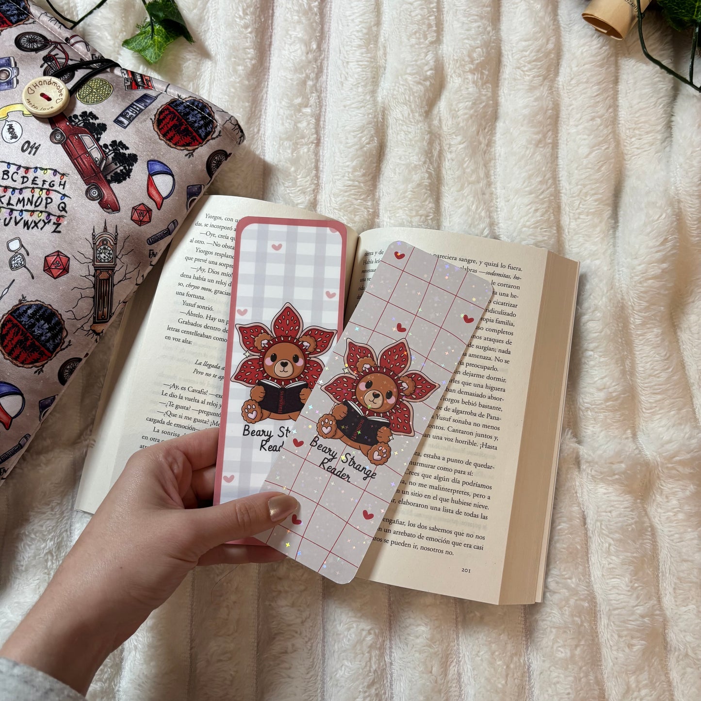 Pack 2 marcapáginas Beary Strange Reader