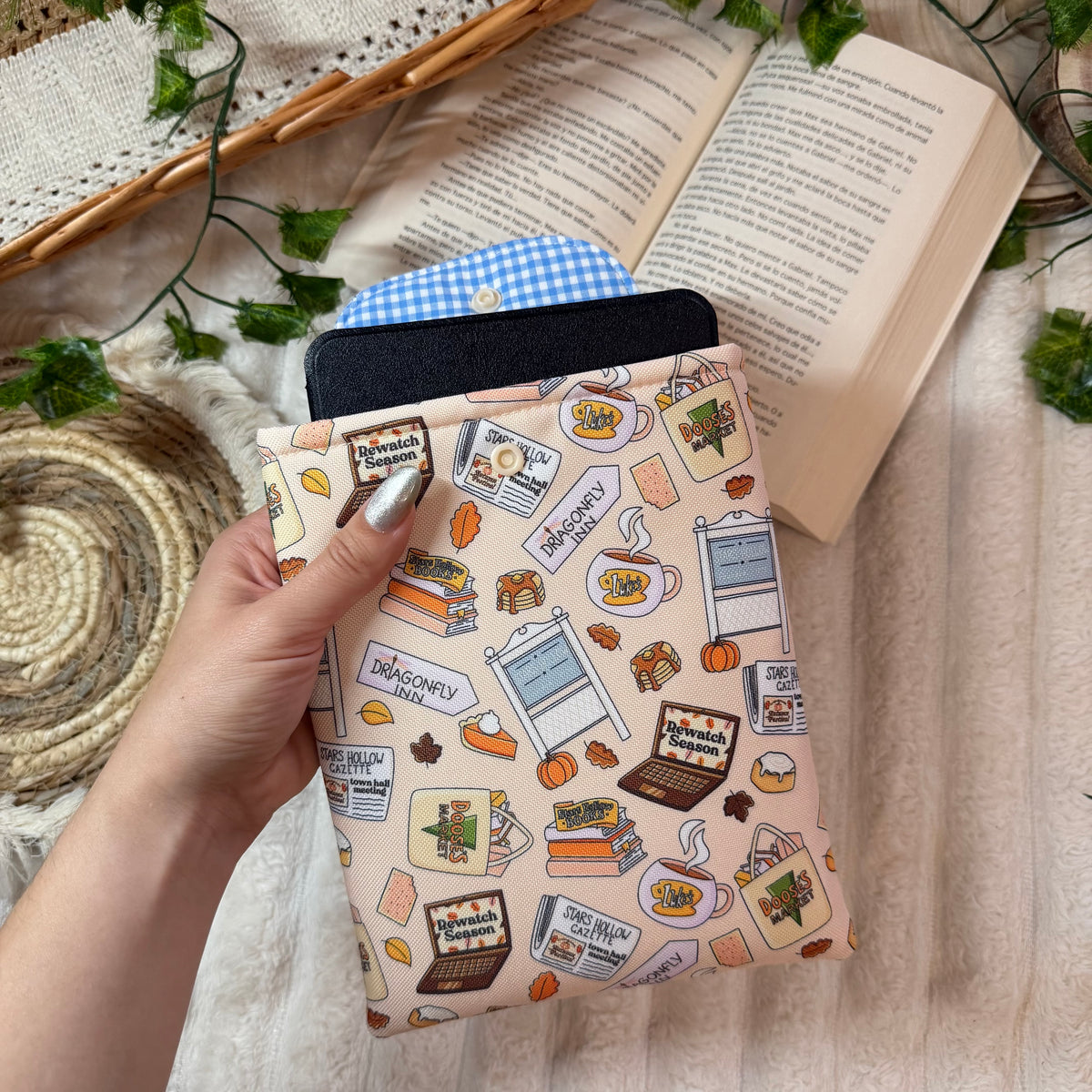 Funda kindle/kobo Gilmore girls rewatch season impermeable