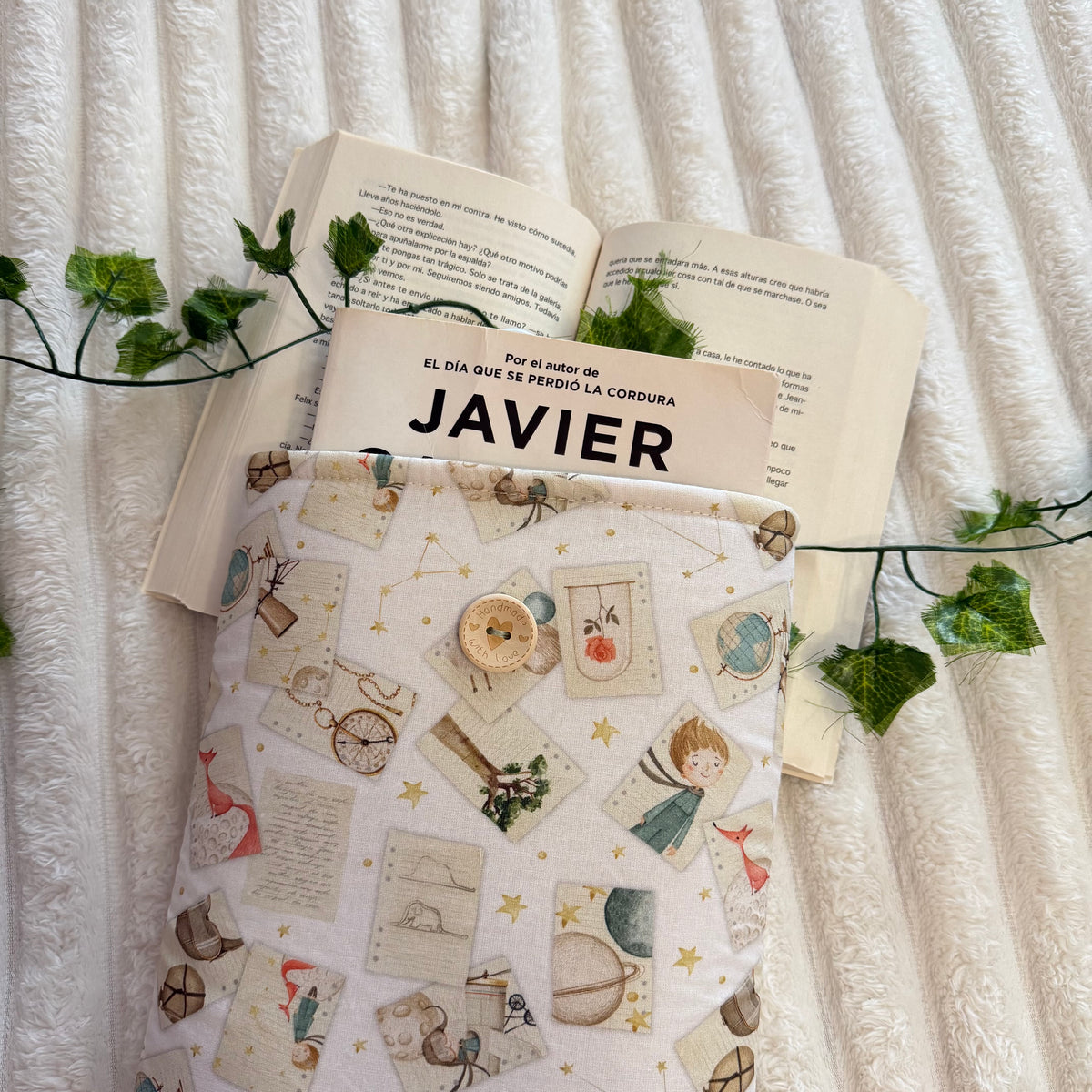 Funda literaria hojas Principito