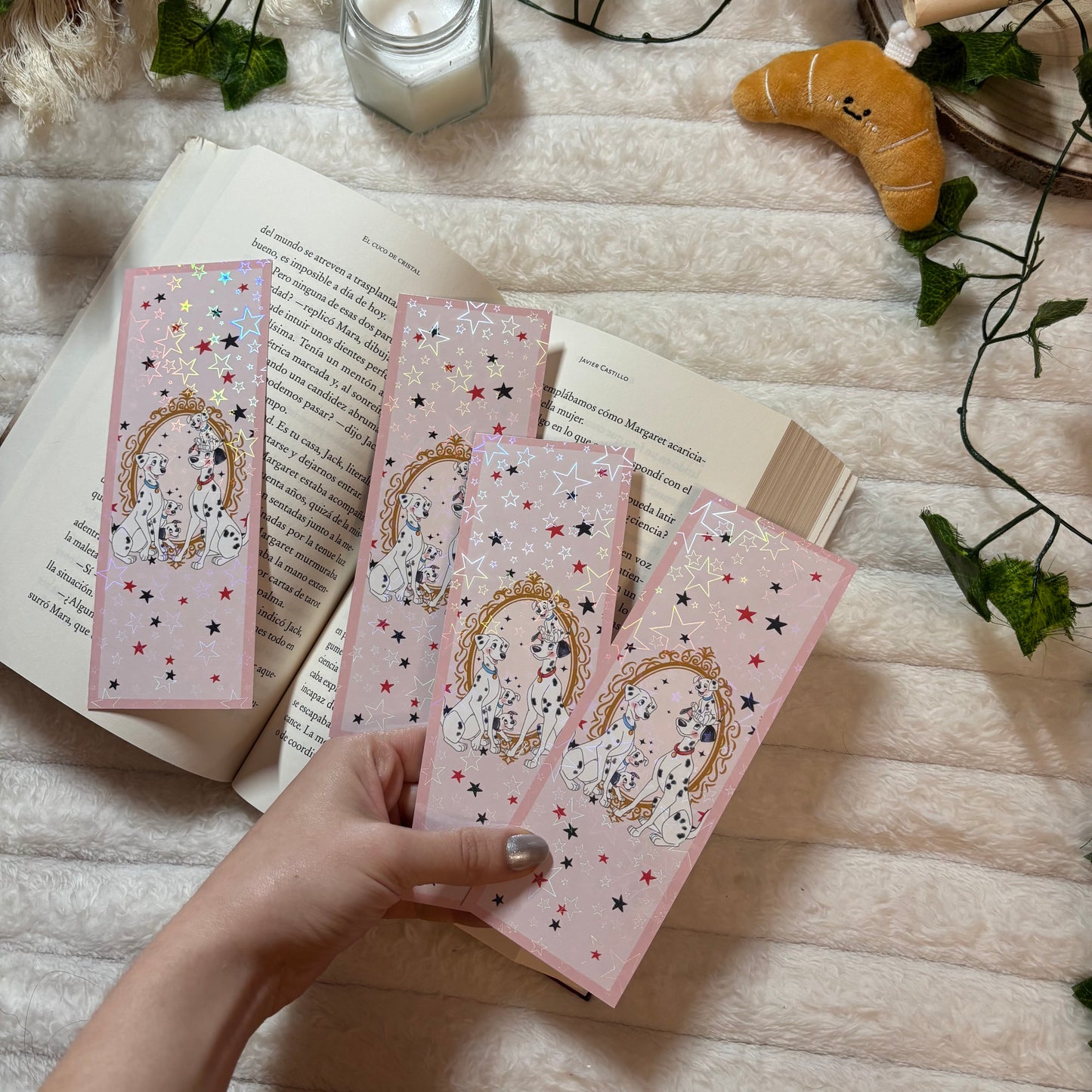 Marcapáginas 101 Dálmatas holográfico