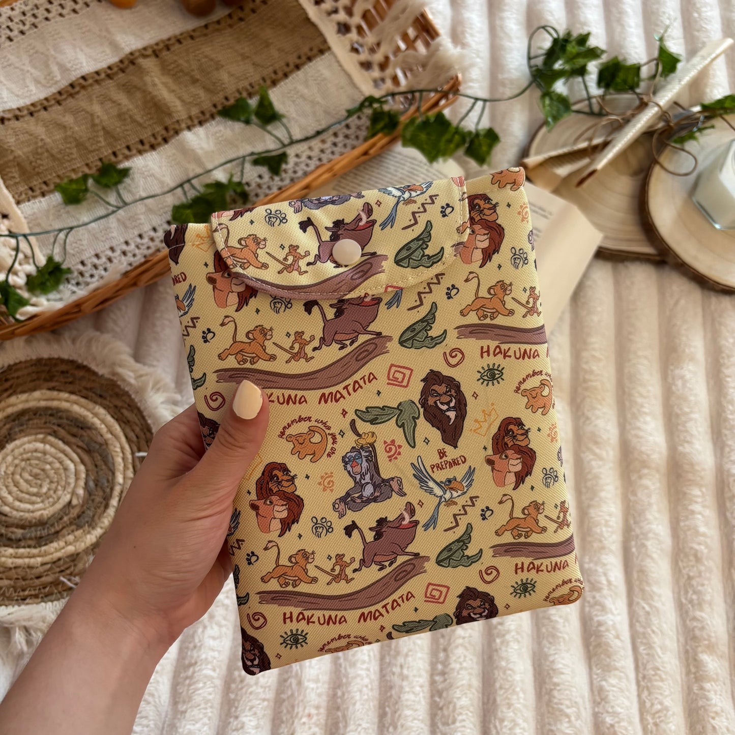Funda kindle/kobo Rey León impermeable