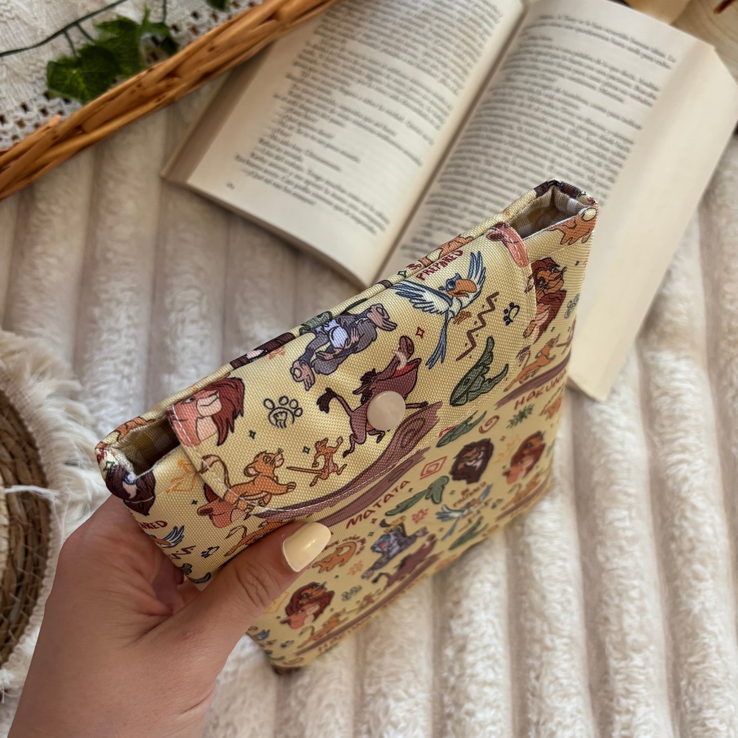 Funda kindle/kobo Rey León impermeable